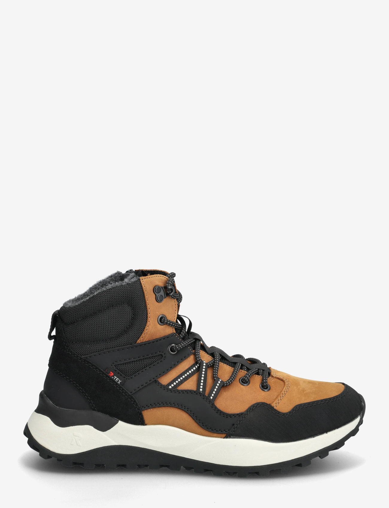 Rieker - U1370 - laced boots - yellow combination - 1