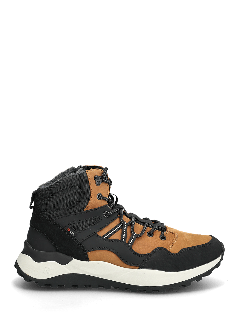 Rieker - U1370 - laced boots - yellow combination - 1