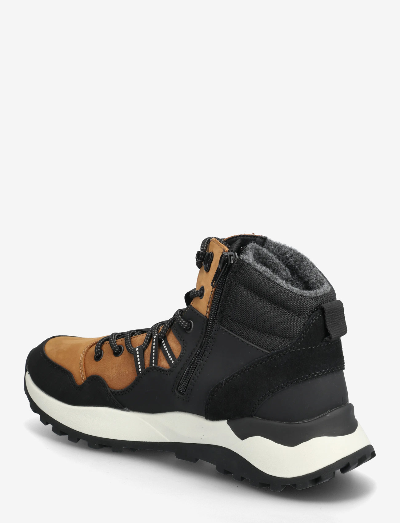 Rieker - U1370 - laced boots - yellow combination - 2