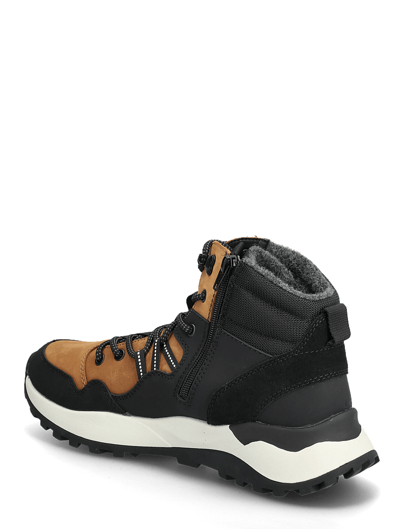 Rieker - U1370 - laced boots - yellow combination - 2