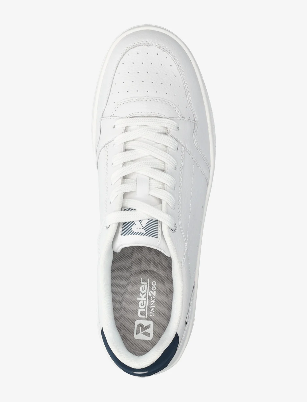 Rieker - U1902-80 - niedriger schnitt - white - 3