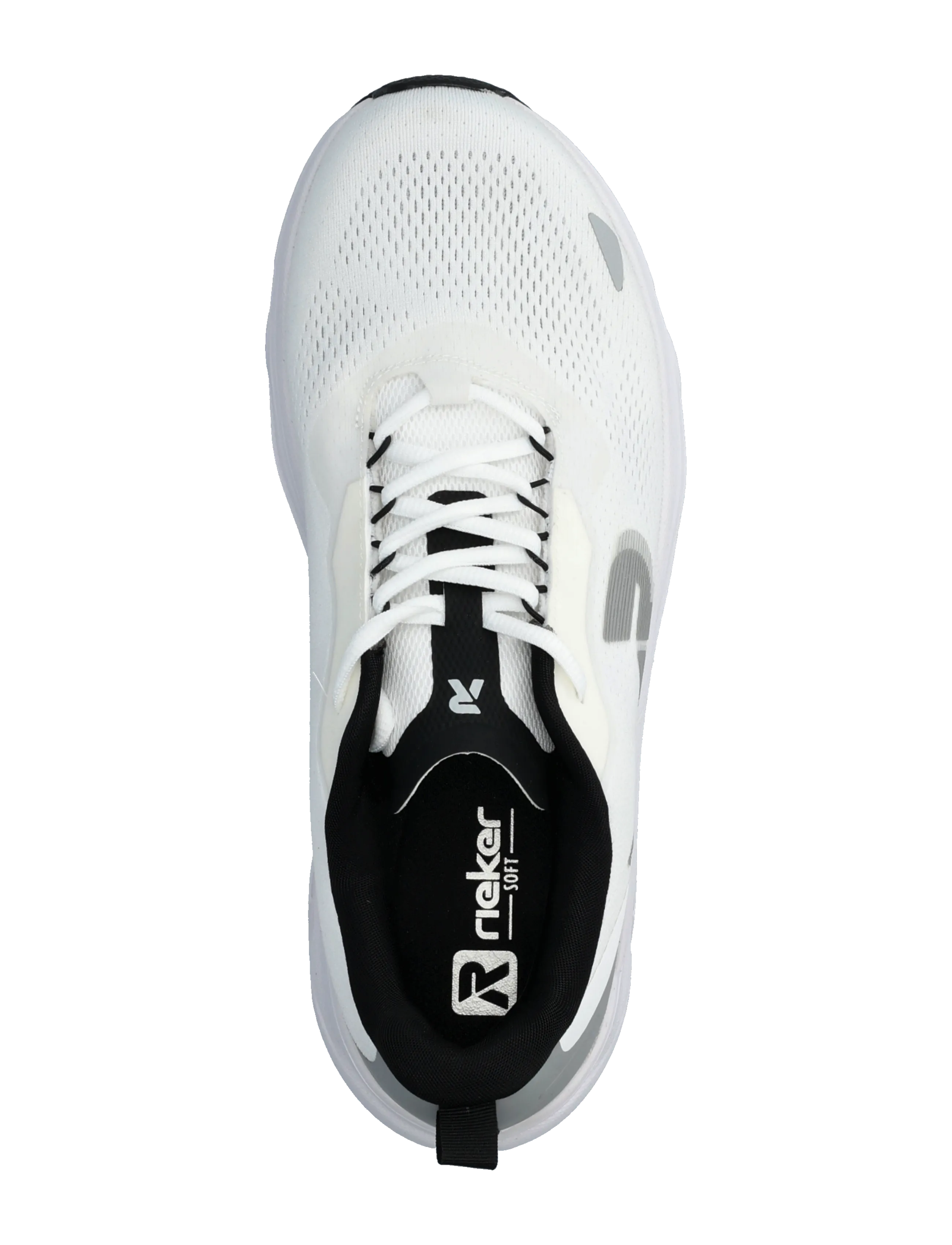 Rieker - U3505-80 - laag sneakers - white - 3