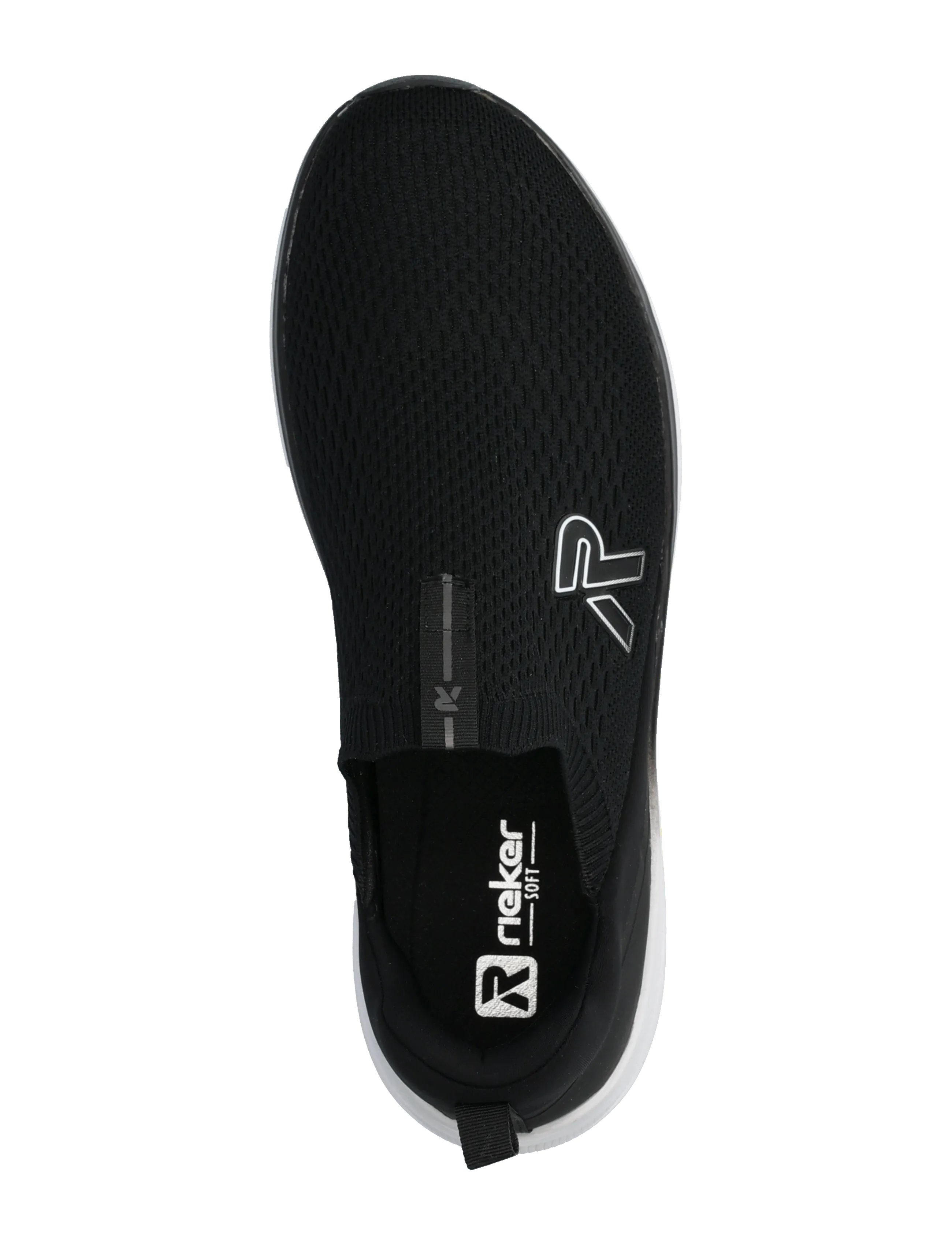 Rieker - U4100-14 - slip-on sneakers - black - 3