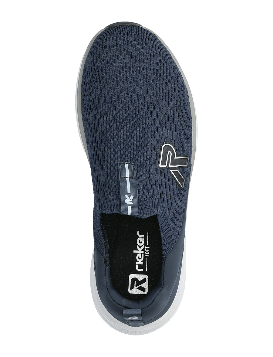Rieker - U4100-14 - slipper - blue - 3