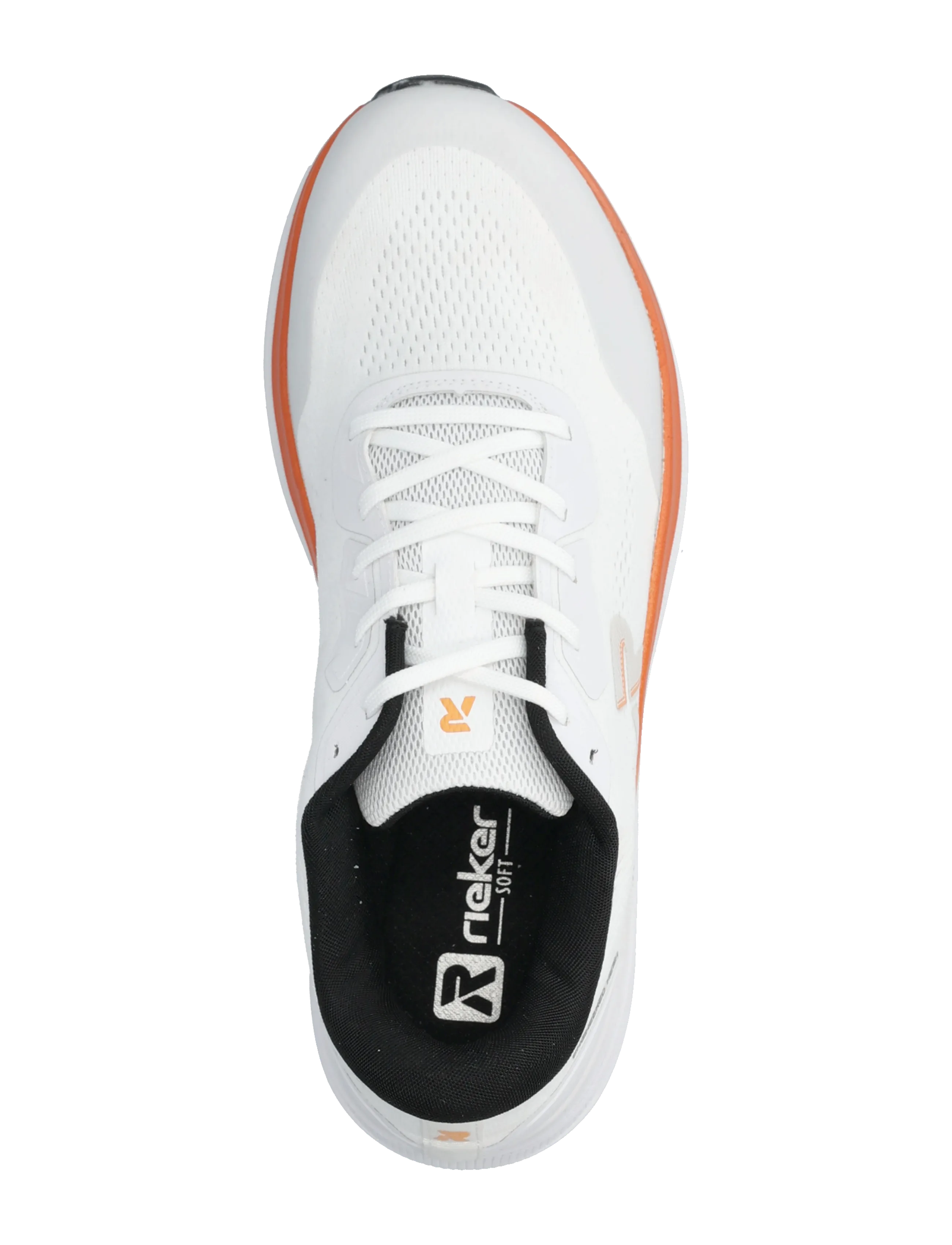 Rieker - Rieker Men's shoes U4102-00 Black - lágir strigaskór - white - 3