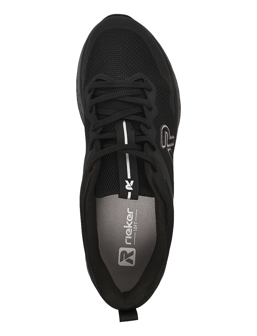 Rieker - Rieker Men's shoes U4400-14 blue - low-top sneaker - black - 3