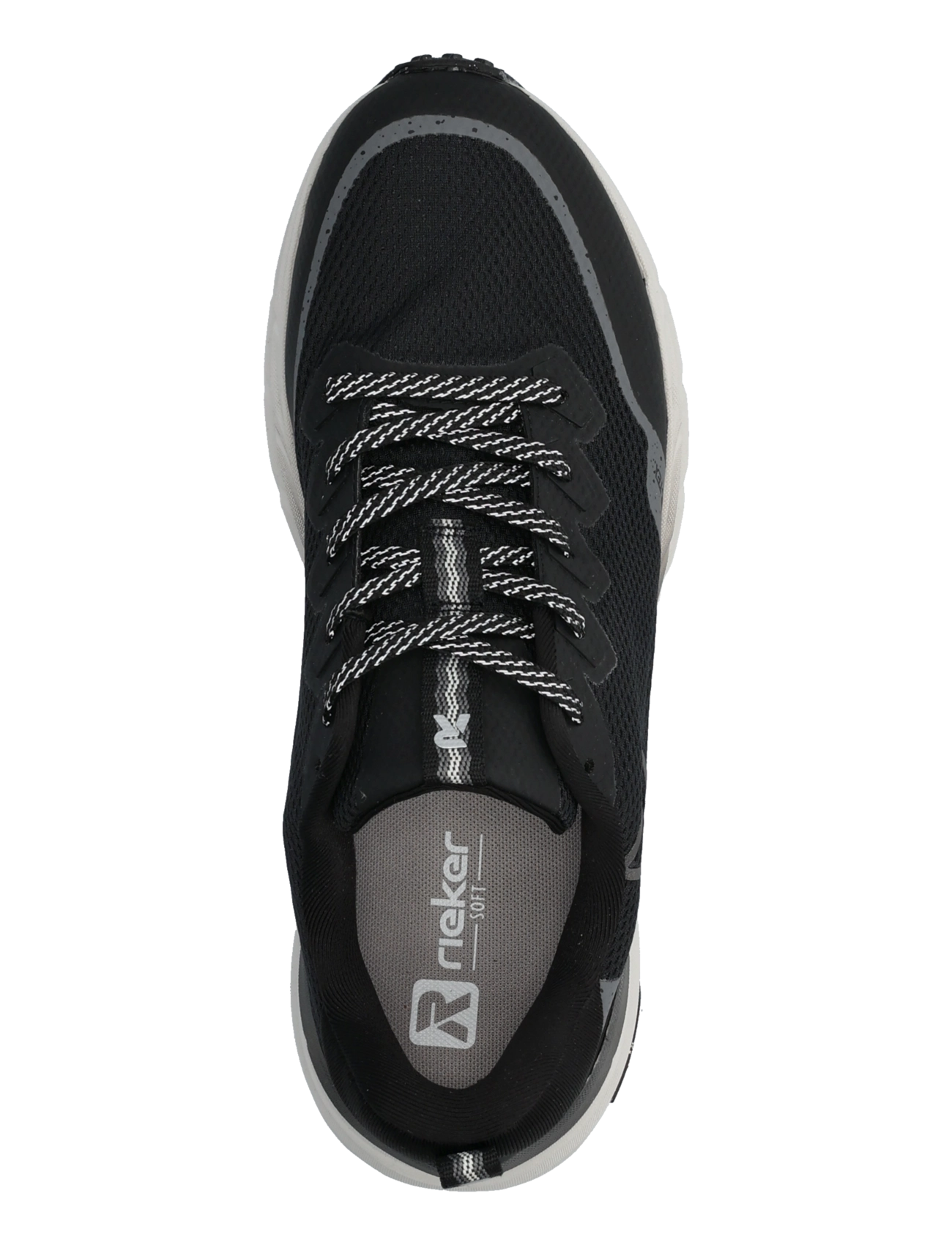 Rieker - Men's shoes - low-top sneaker - black - 3