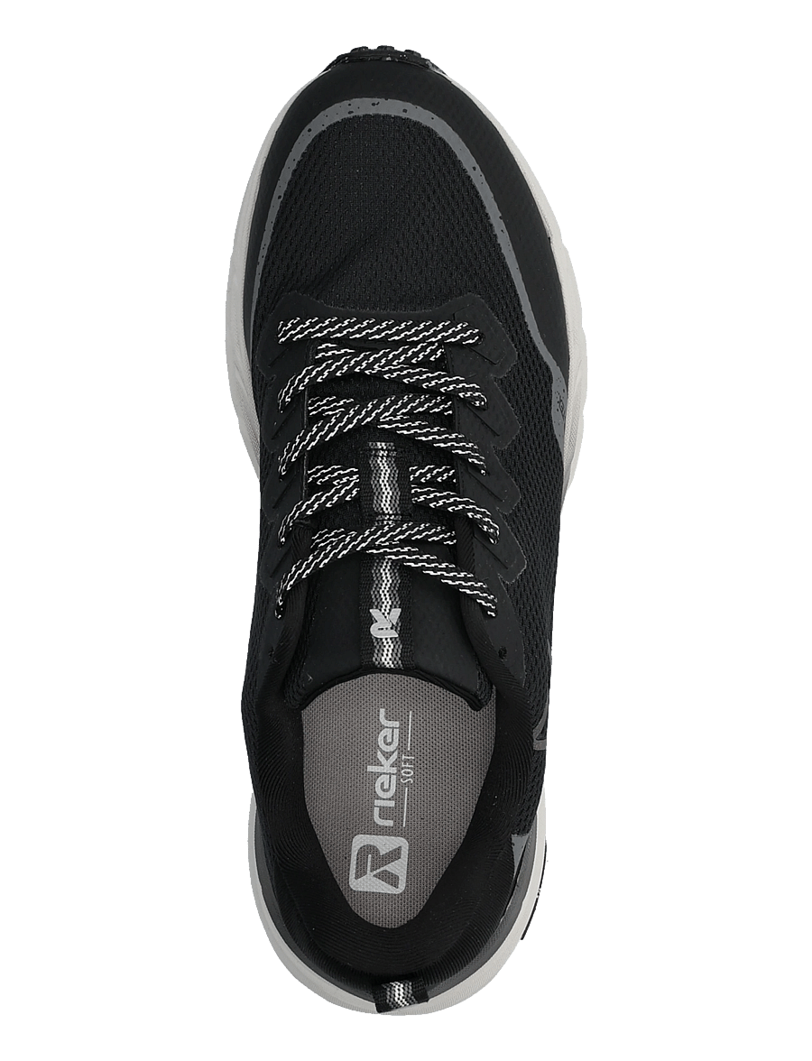 Rieker - Men's shoes - low-top sneaker - black - 3