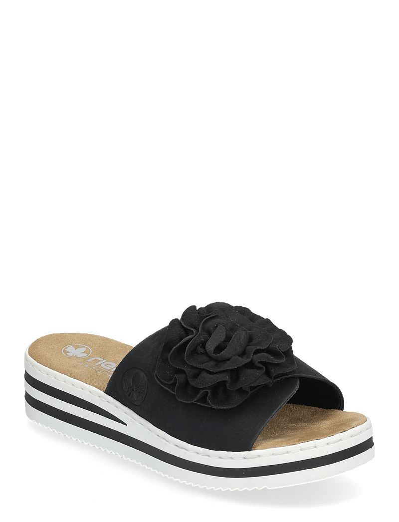 Rieker - Rieker Ladies' sandals V0252-52 green - platform sandals - black - 0