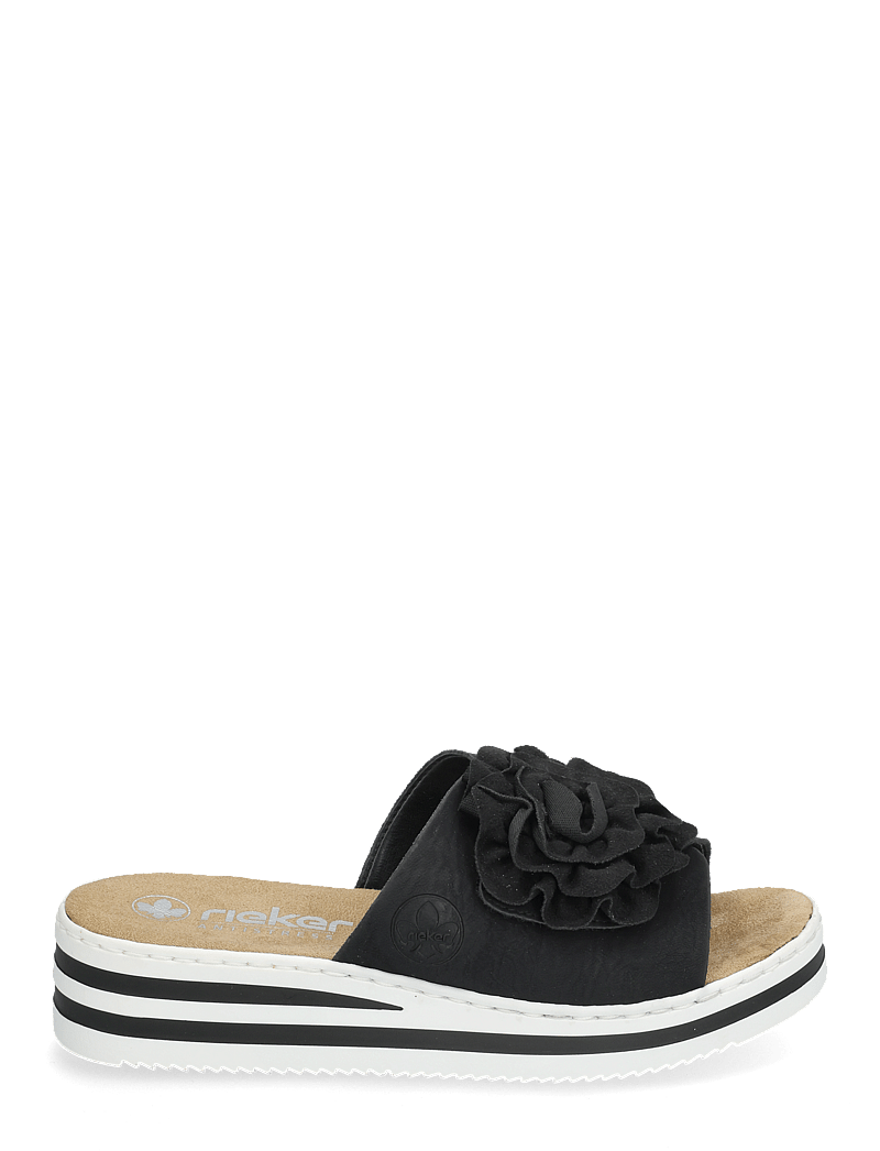 Rieker - Rieker Ladies' sandals V0252-52 green - platform sandals - black - 1