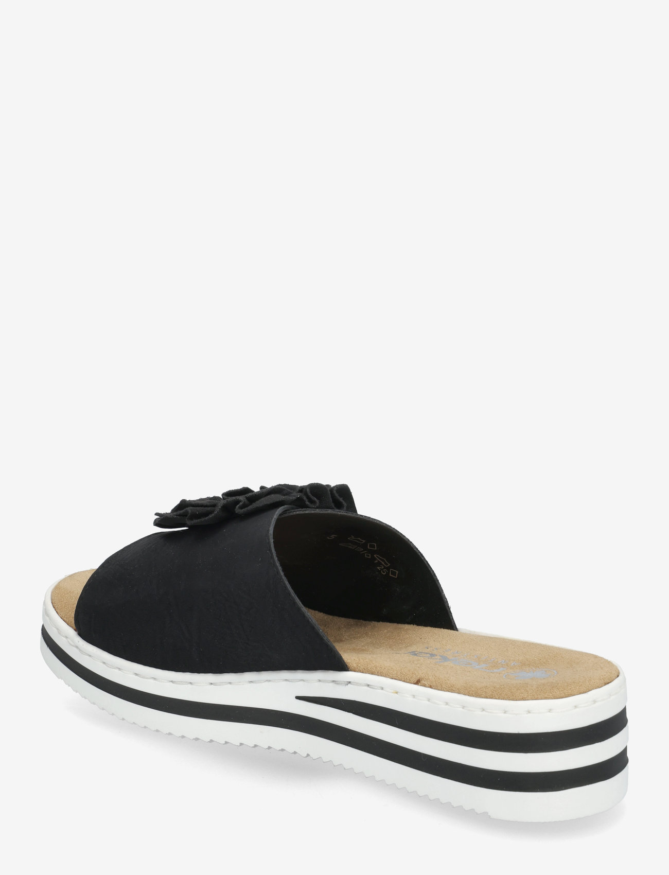 Rieker - Rieker Ladies' sandals V0252-52 green - platform sandals - black - 2