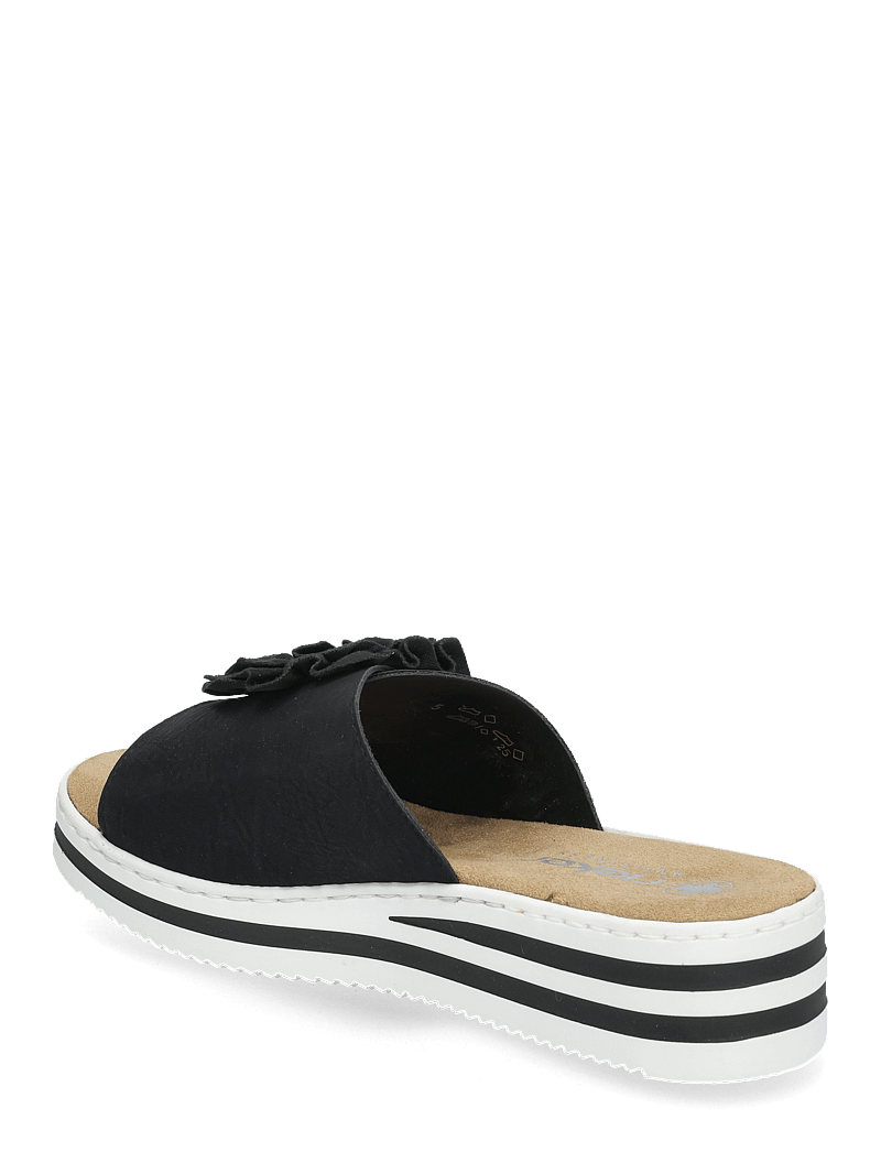 Rieker - Rieker Ladies' sandals V0252-52 green - platform sandals - black - 2