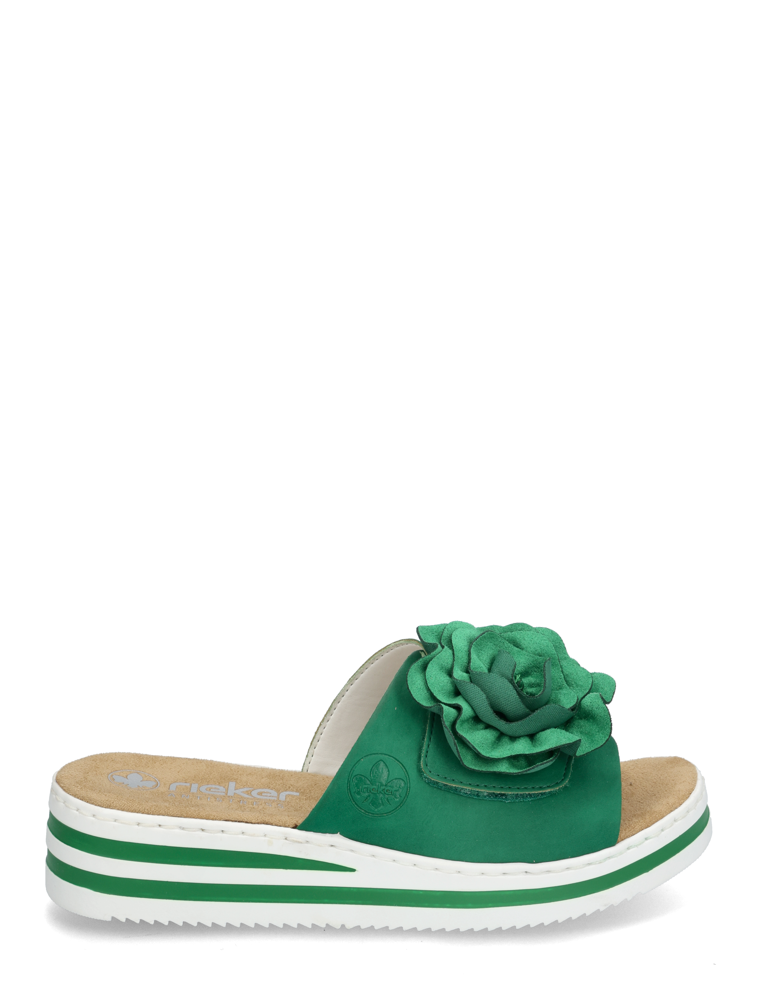 Rieker - Rieker Ladies' sandals V0252-52 green - platform sandals - green - 1