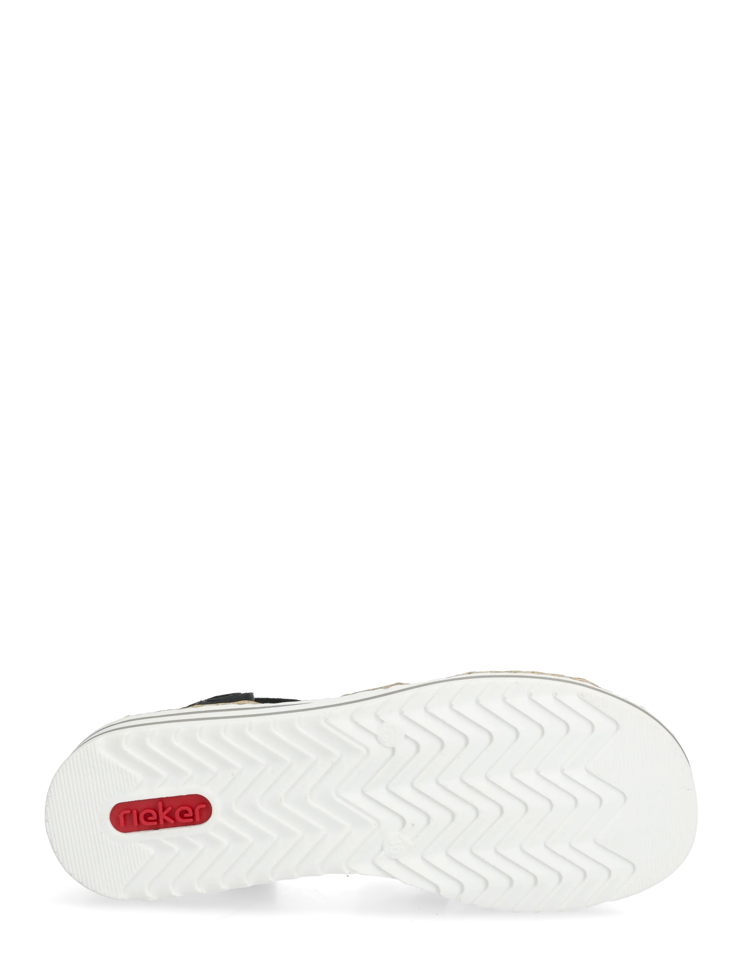 Rieker - Rieker Ladies' sandals V0646-00 Black - flade sandaler - black - 4