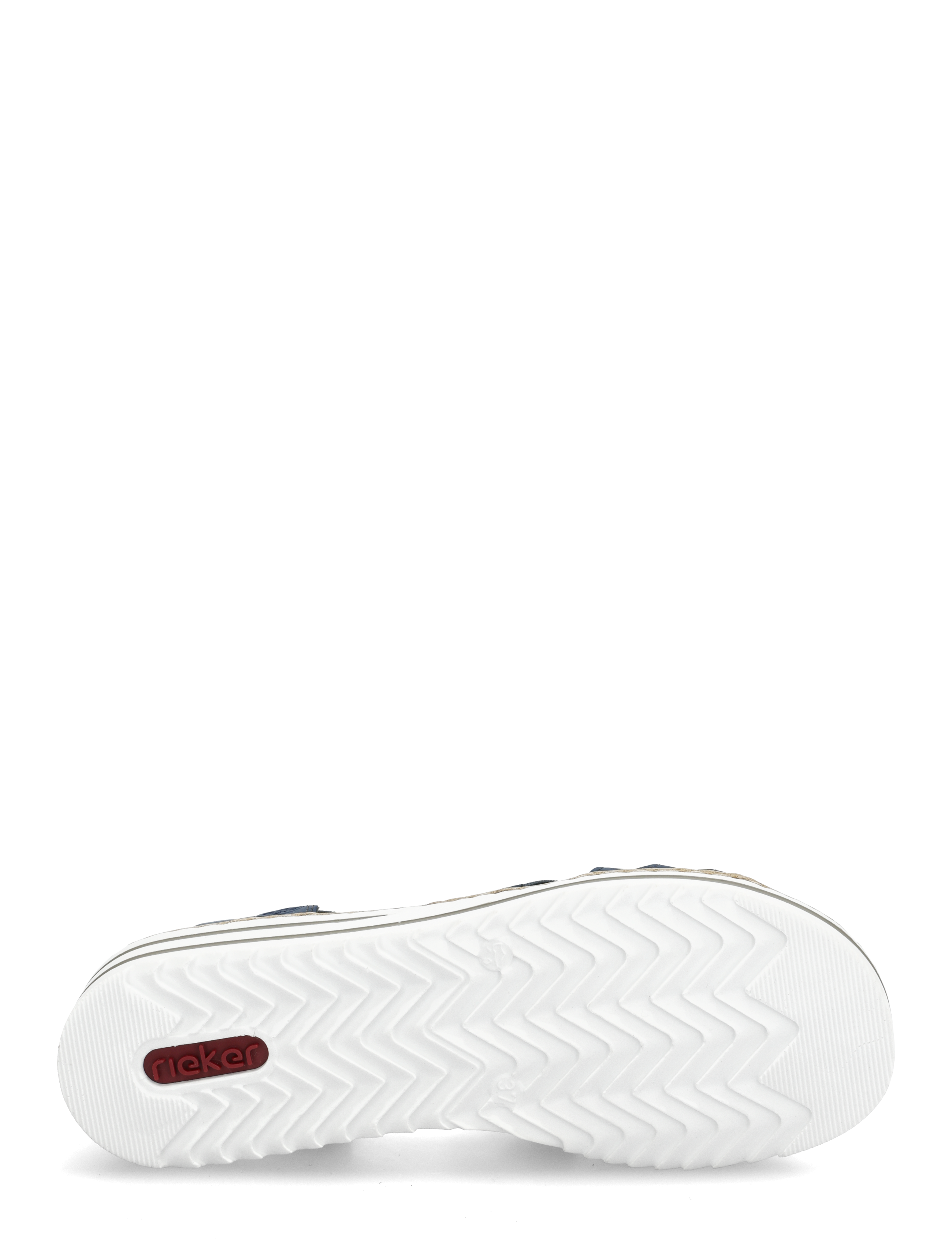 Rieker - V0649-14 - flade sandaler - blue - 4