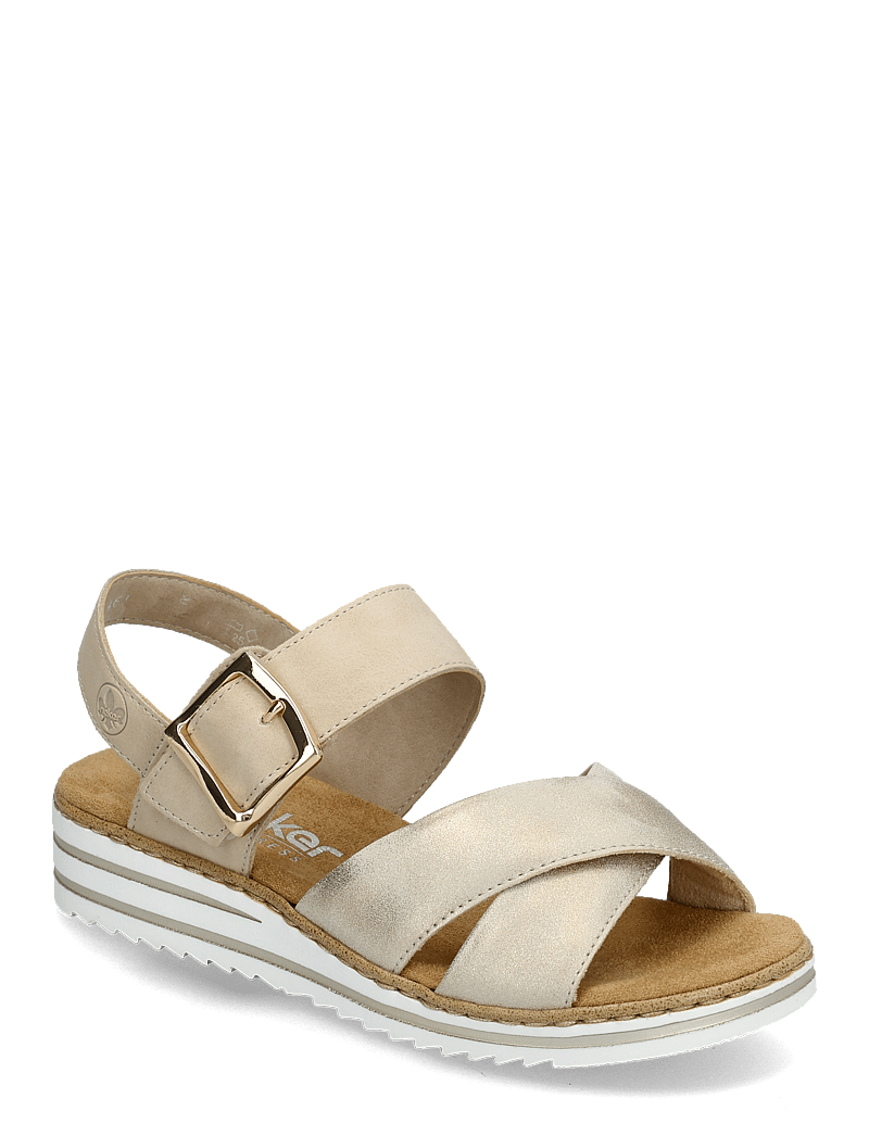 Rieker - V0655-60 - lahtised kontsakingad - beige - 0