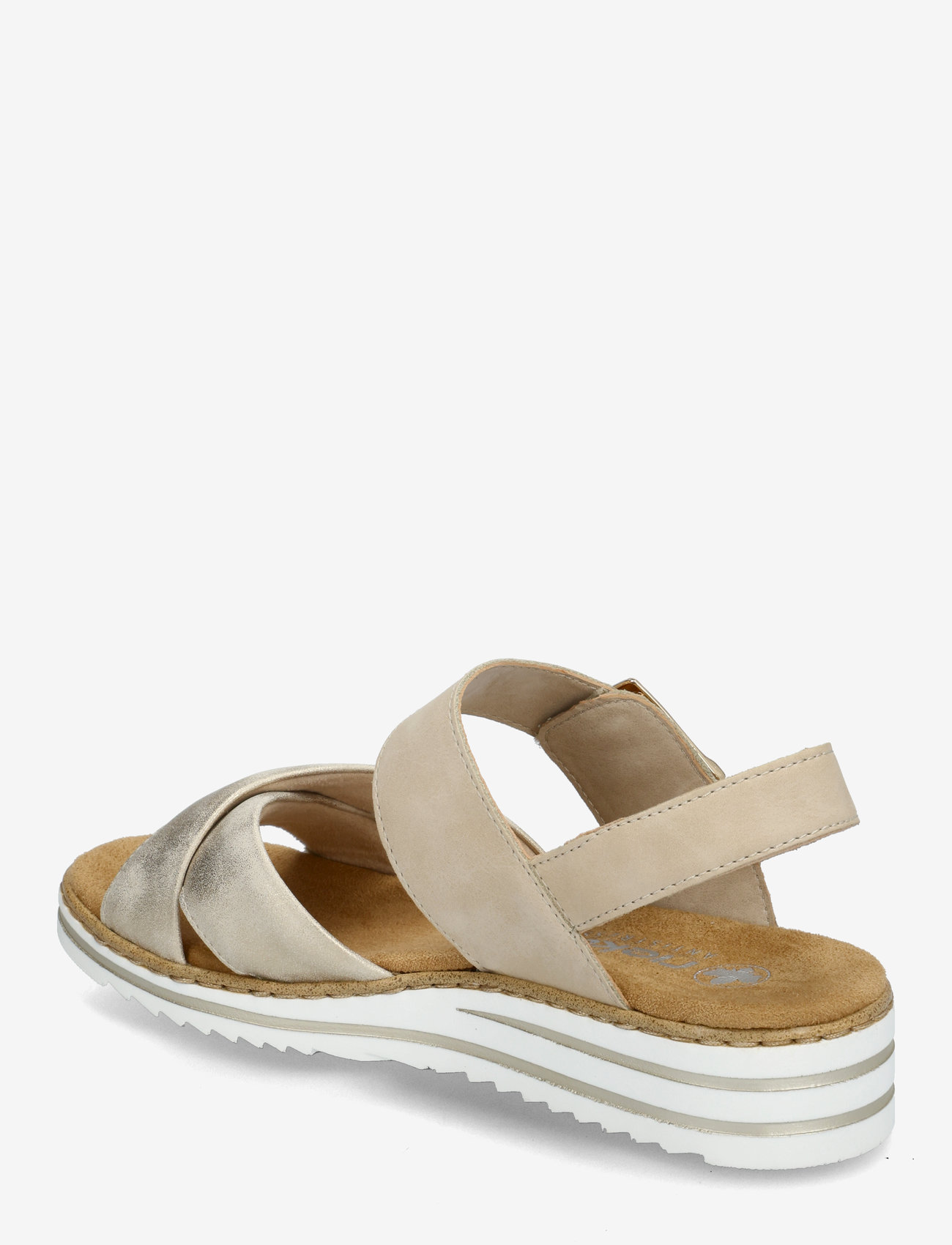Rieker - V0655-60 - sandaler med hæl - beige - 2
