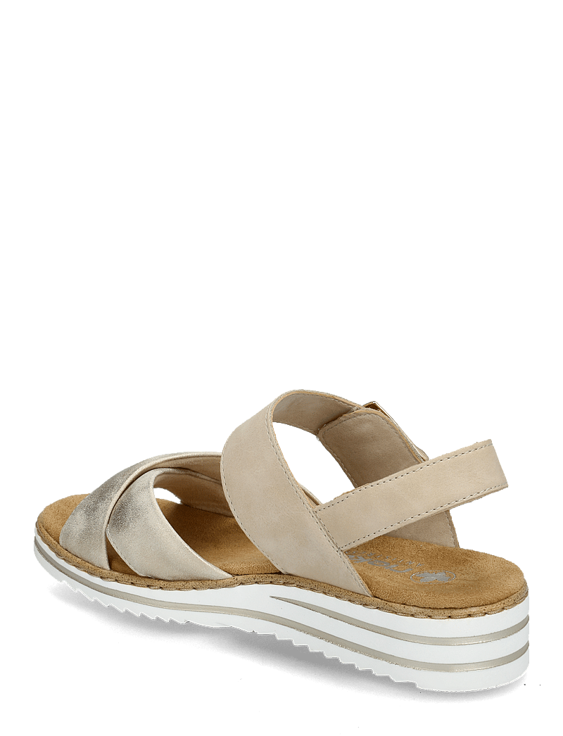Rieker - V0655-60 - lahtised kontsakingad - beige - 2