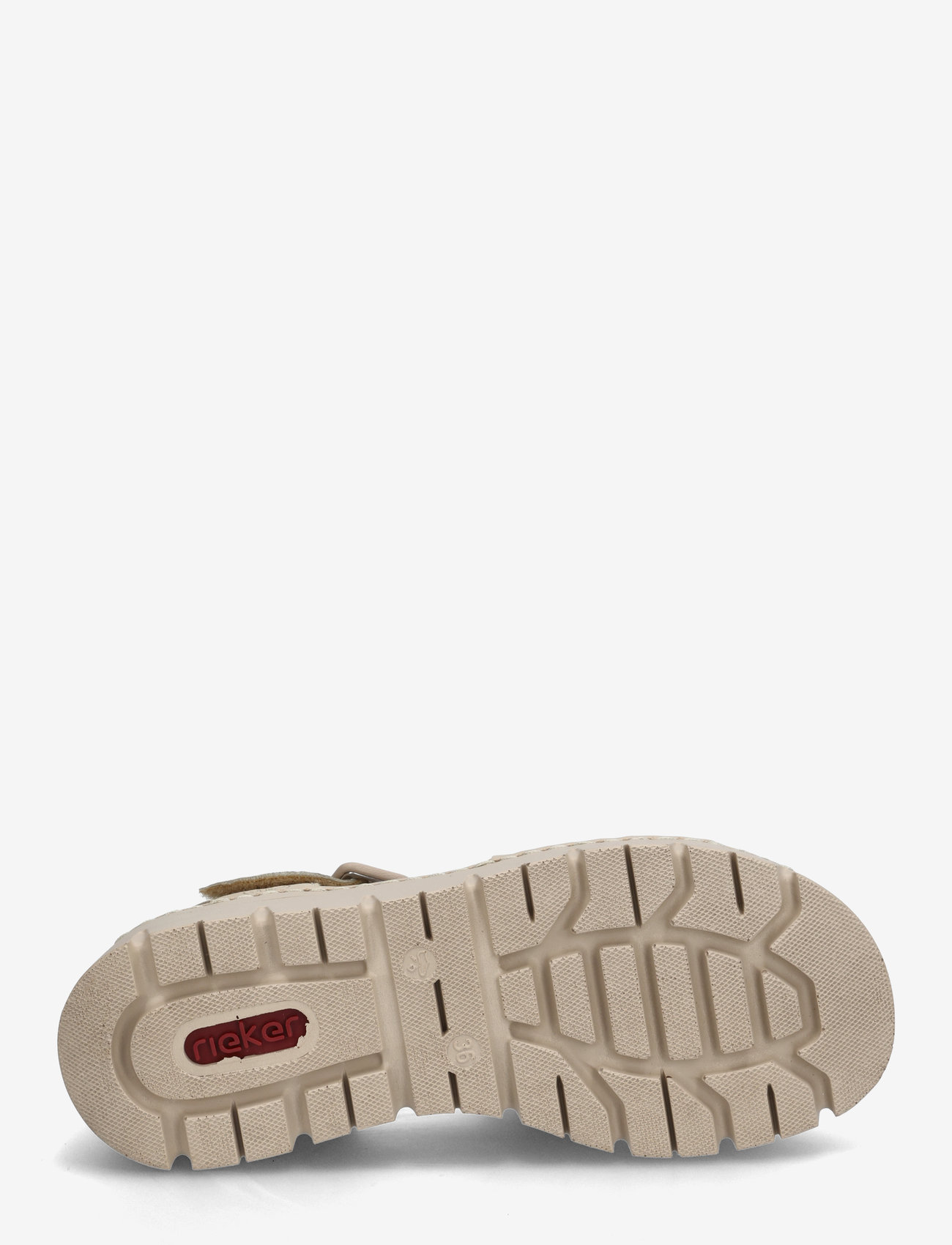 Rieker - V1063-60 - plateau-sandalen - beige - 4