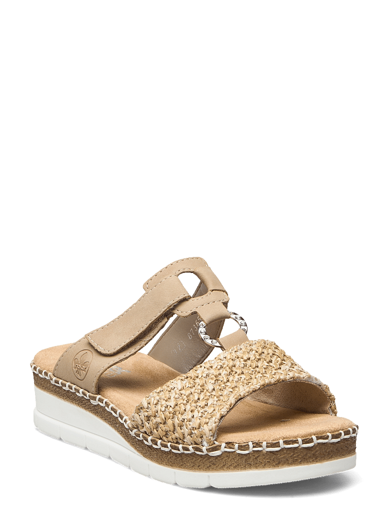 Rieker - Rieker Ladies' sandals V1243-60 beige - beige - 0