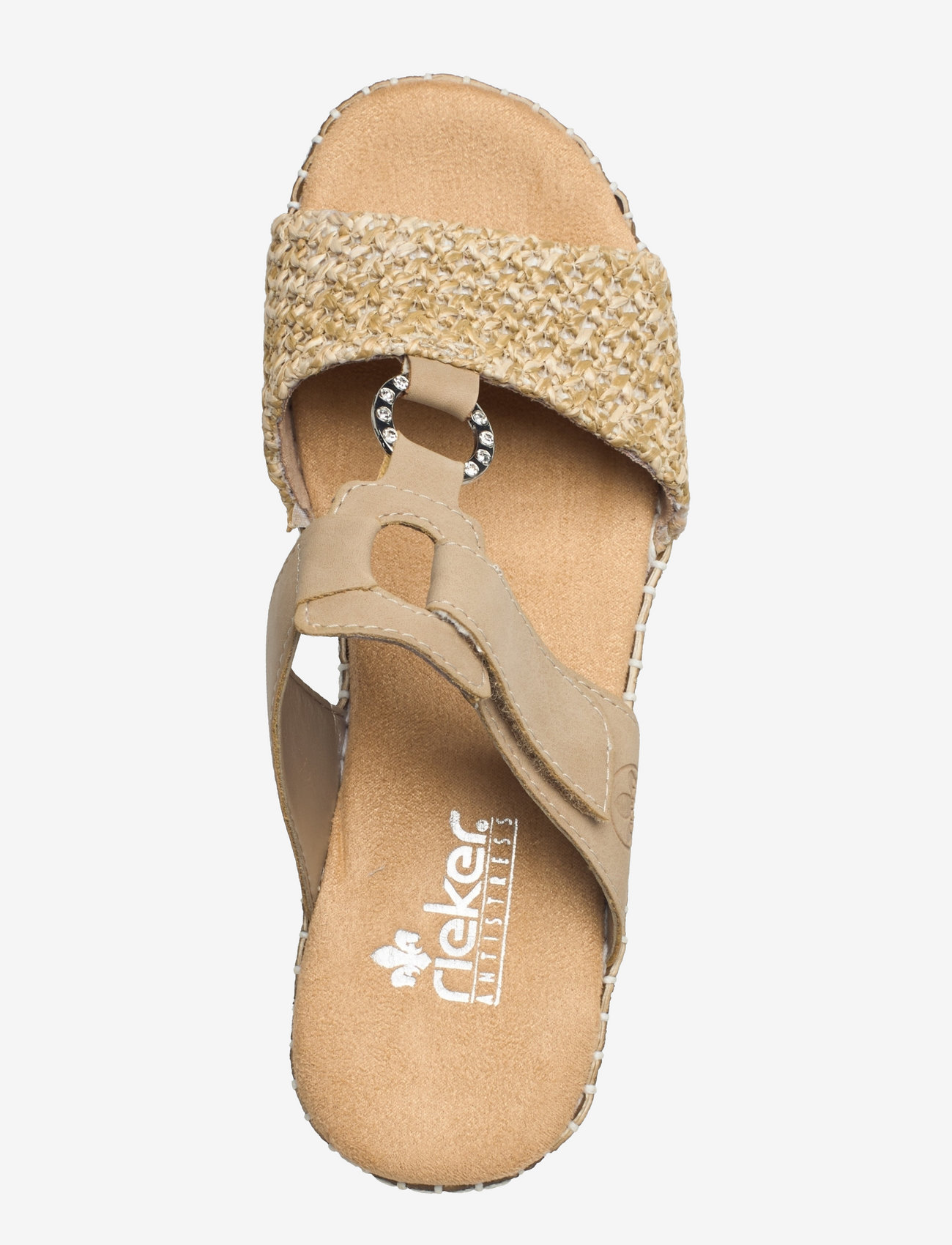 Rieker - Rieker Ladies' sandals V1243-60 beige - beige - 3
