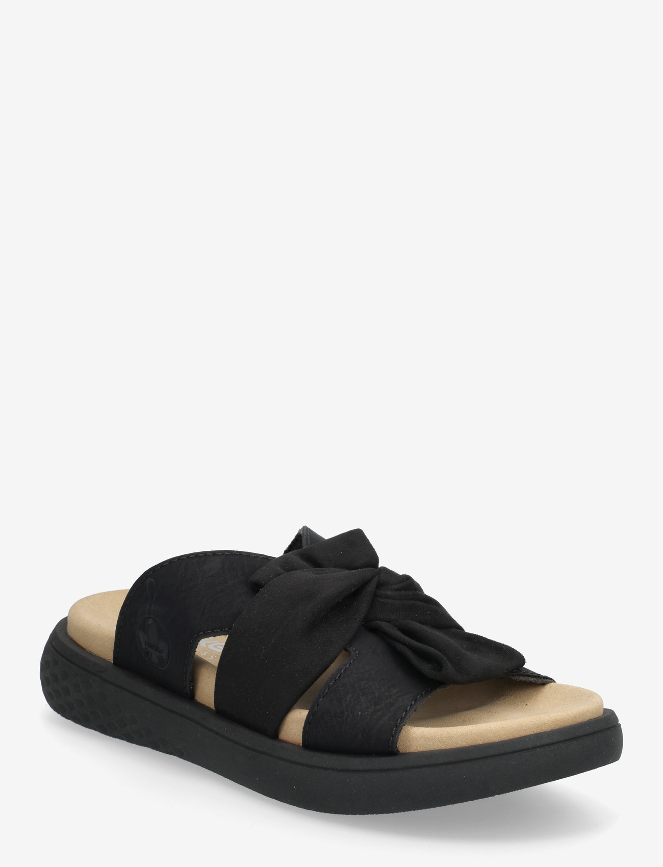 Rieker - V1550-00 - flat sandals - black - 0