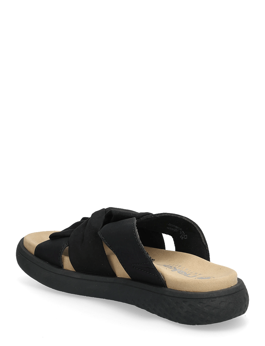 Rieker - V1550-00 - flade sandaler - black - 2