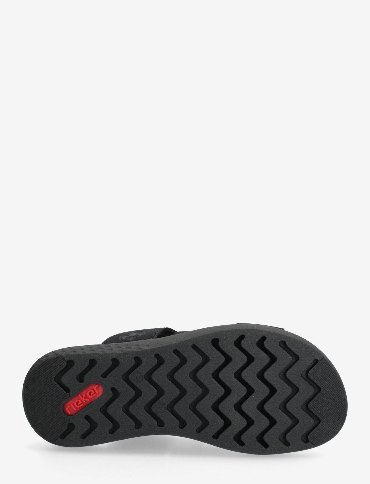 Rieker - V1550-00 - flat sandals - black - 4