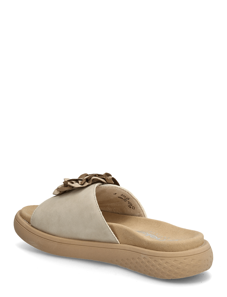 Rieker - Rieker Ladies' sandals V1562-62 Beige - sandales plates - beige - 1