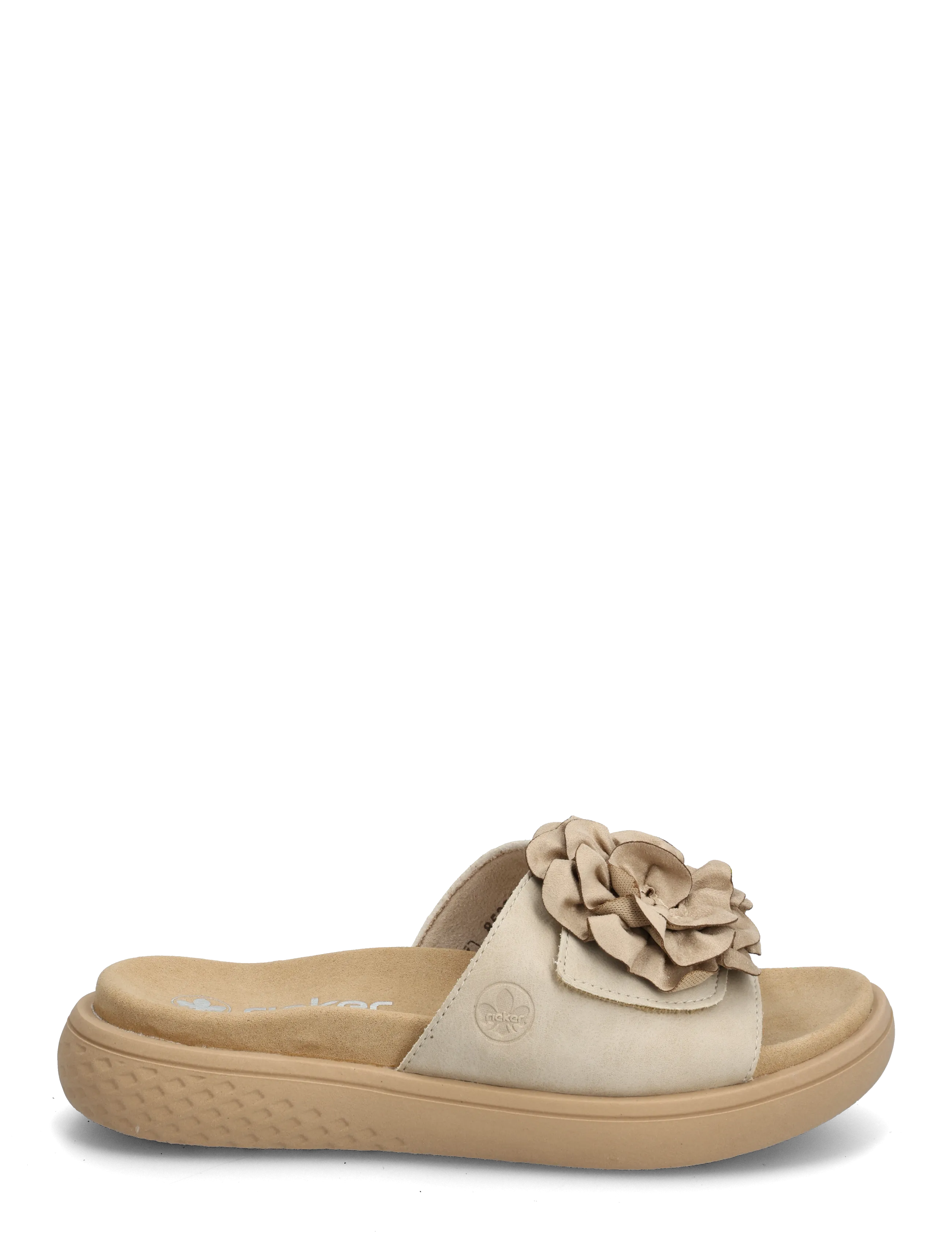 Rieker - Rieker Ladies' sandals V1562-62 Beige - sandales plates - beige - 2