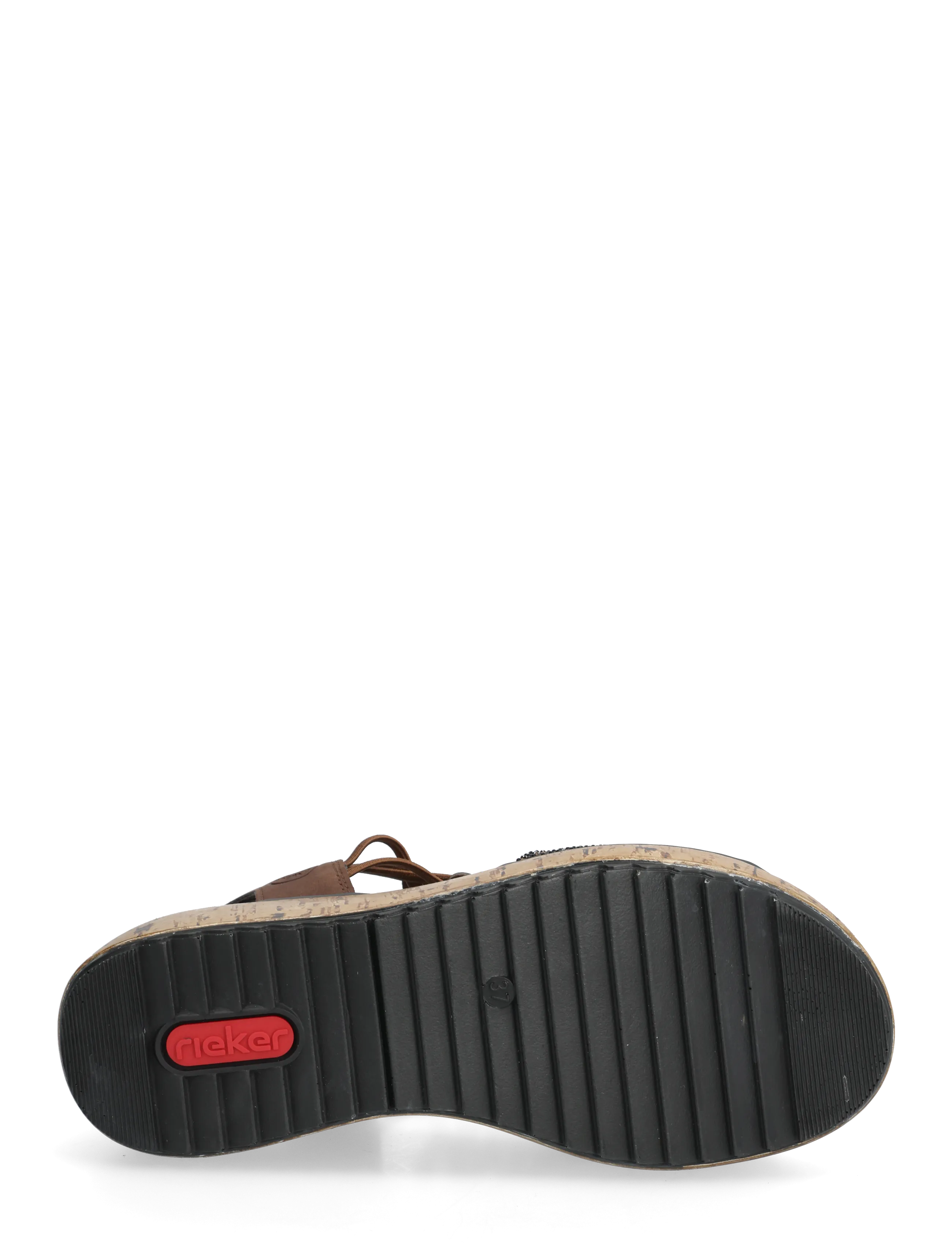 Rieker - V1765-24 - plateau-sandalen - brown - 4