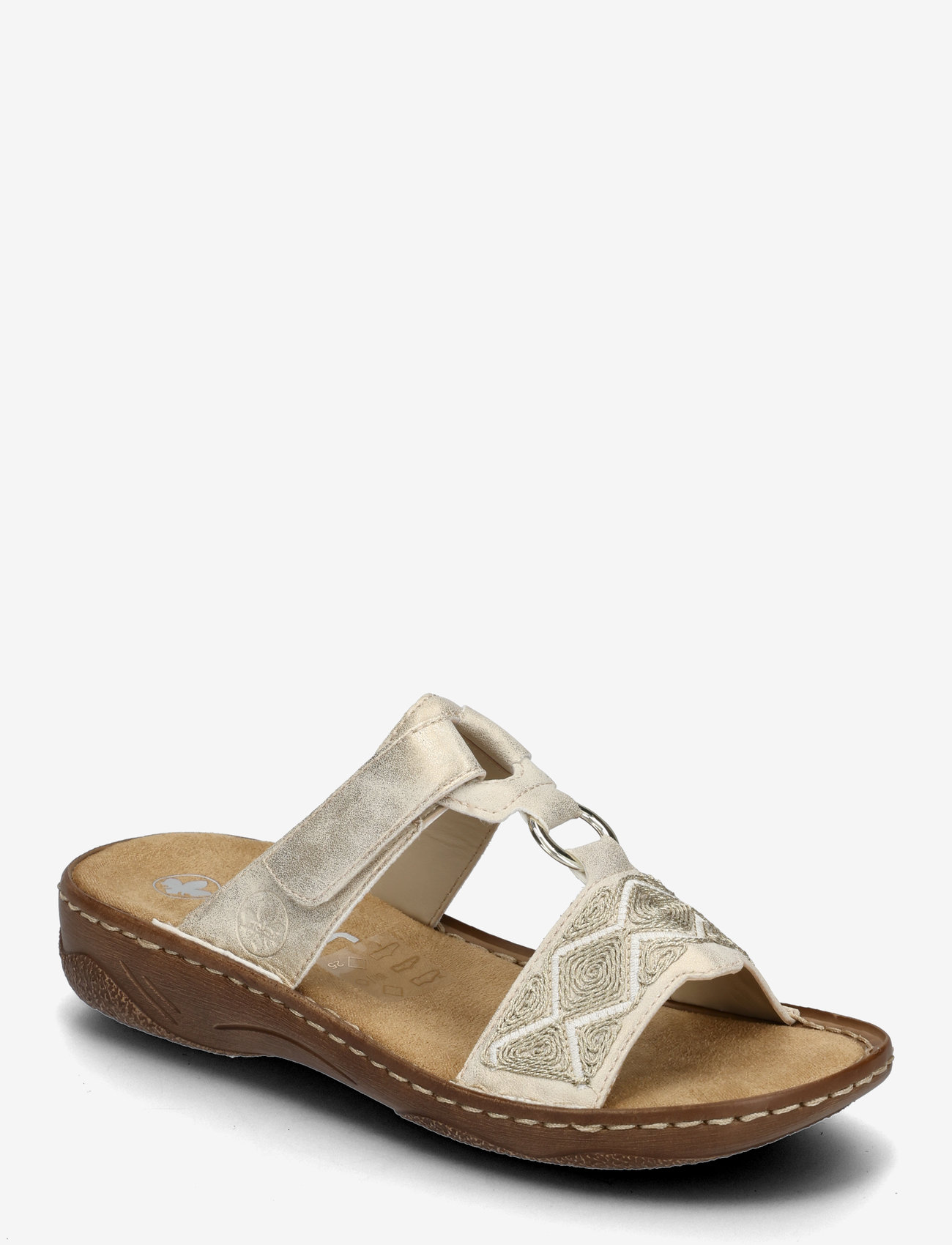 Rieker - Rieker Ladies' sandals V2864-60 Beige - beige - 0