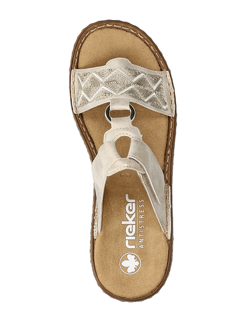 Rieker Rieker Ladies' Sandals V2864-60 Beige (RIEV2864) Flat