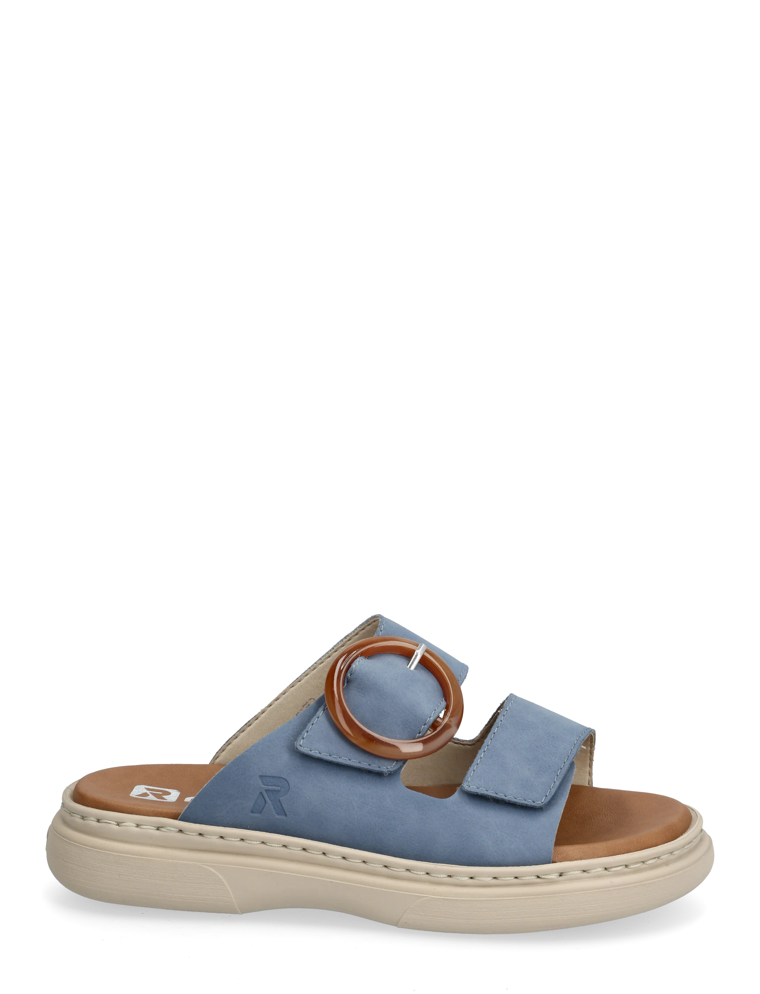 Rieker - Rieker Ladies' sandals V3050-14 blue - flade sandaler - blue - 1
