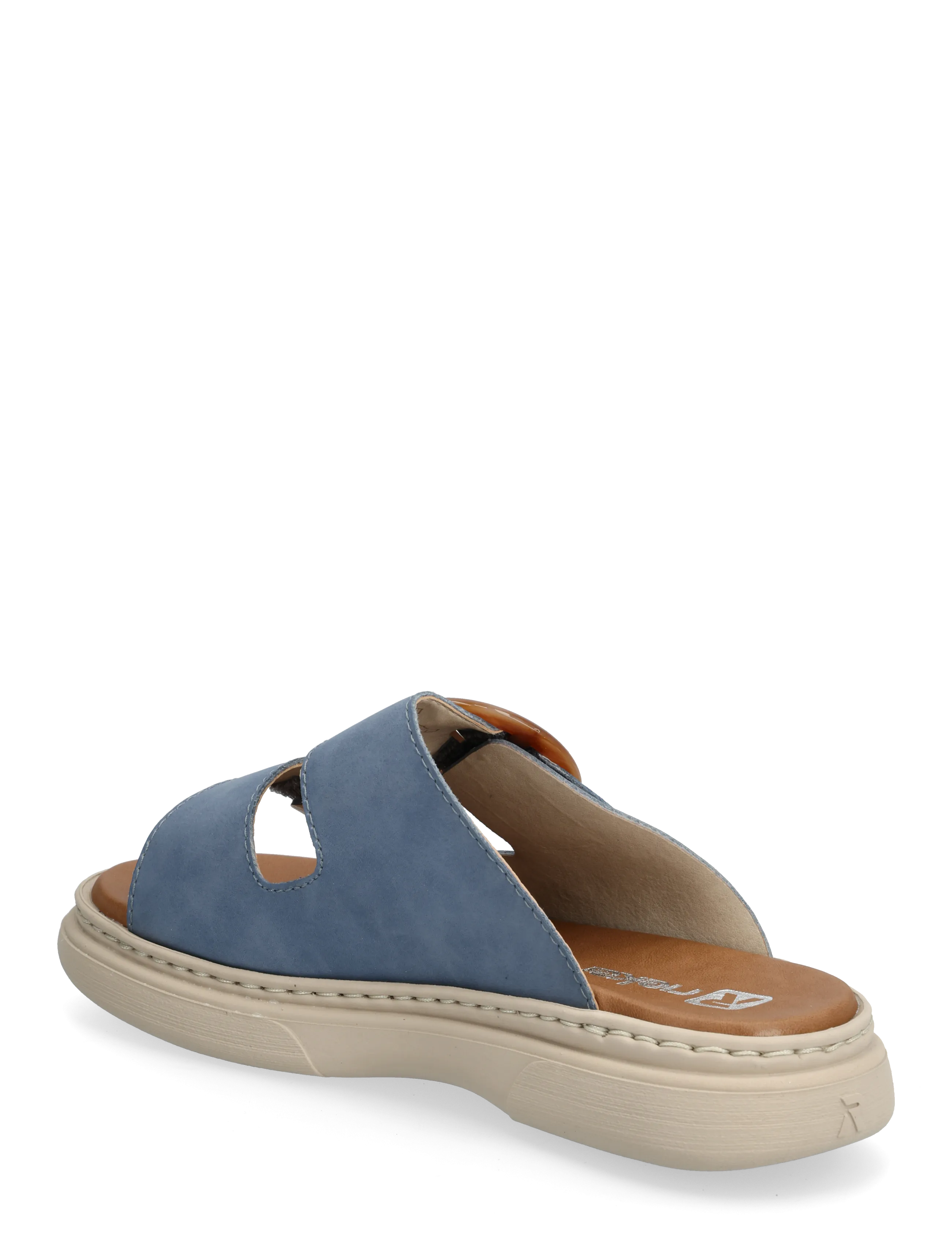 Rieker - Rieker Ladies' sandals V3050-14 blue - flade sandaler - blue - 2