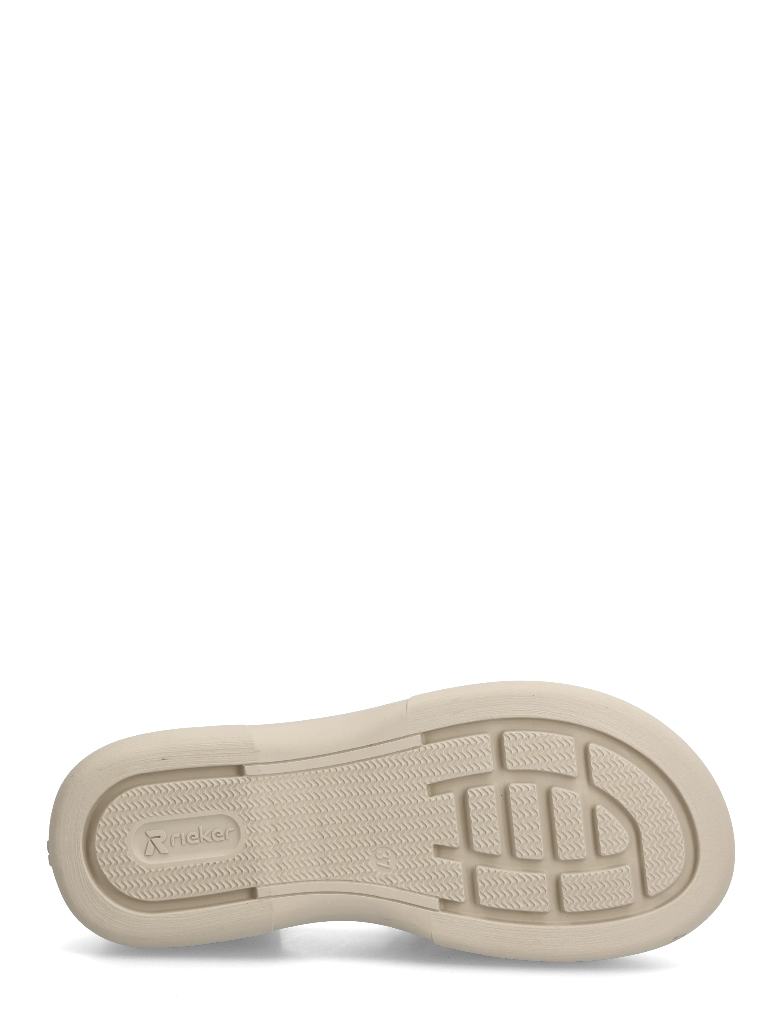 Rieker - V3063-62 - flache sandalen - beige - 4