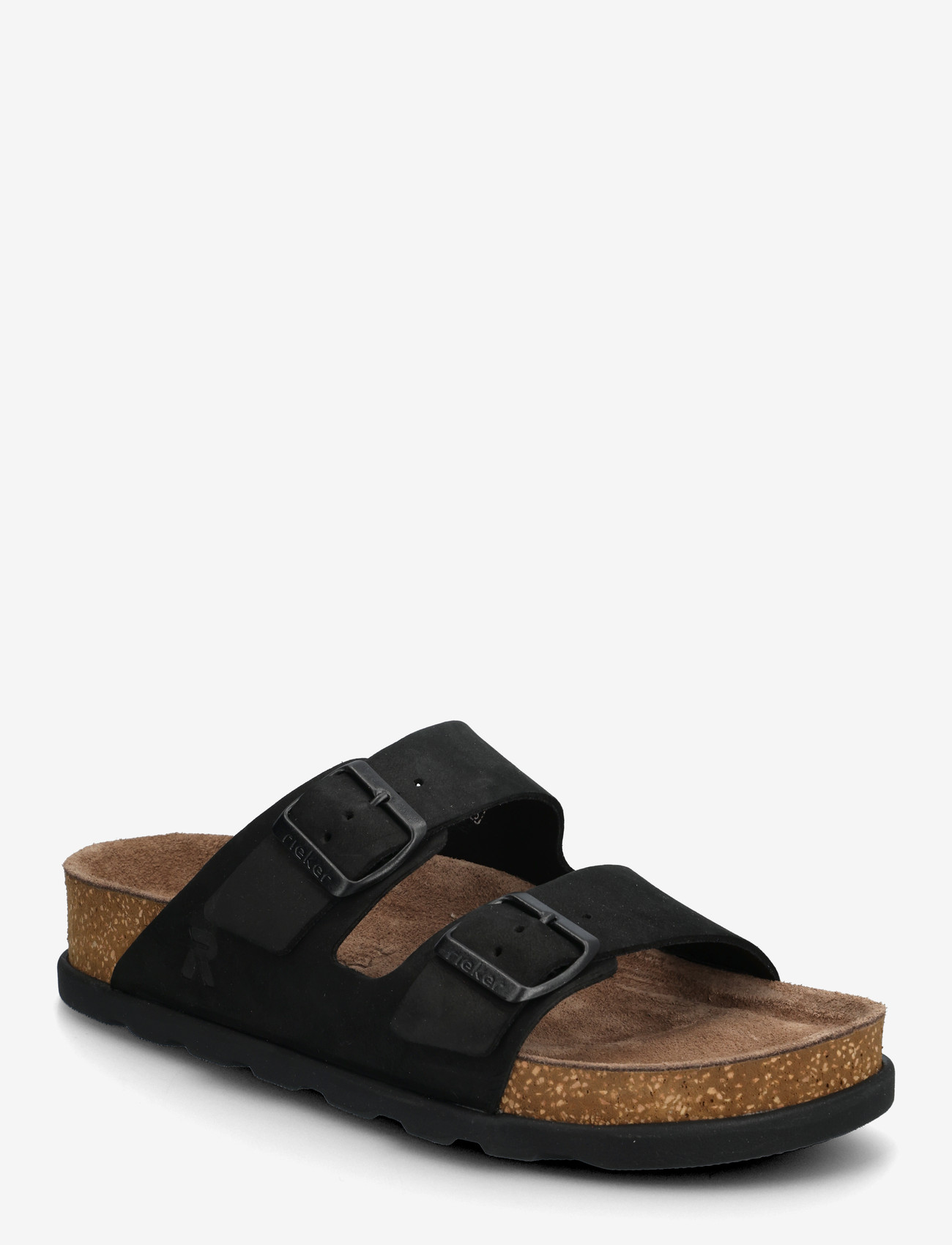 Rieker - V3190-01 - flade sandaler - black - 0