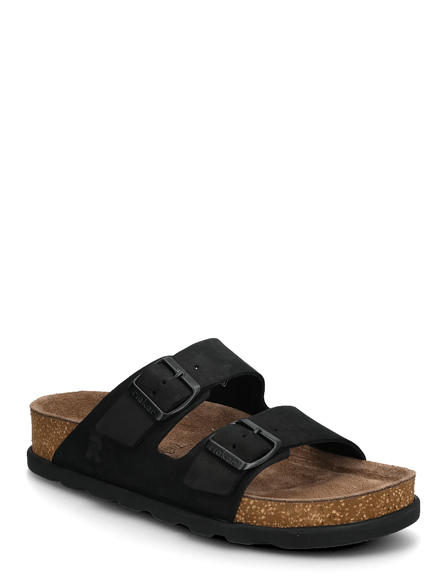 Rieker - Ladies' sandals - flade sandaler - black - 0