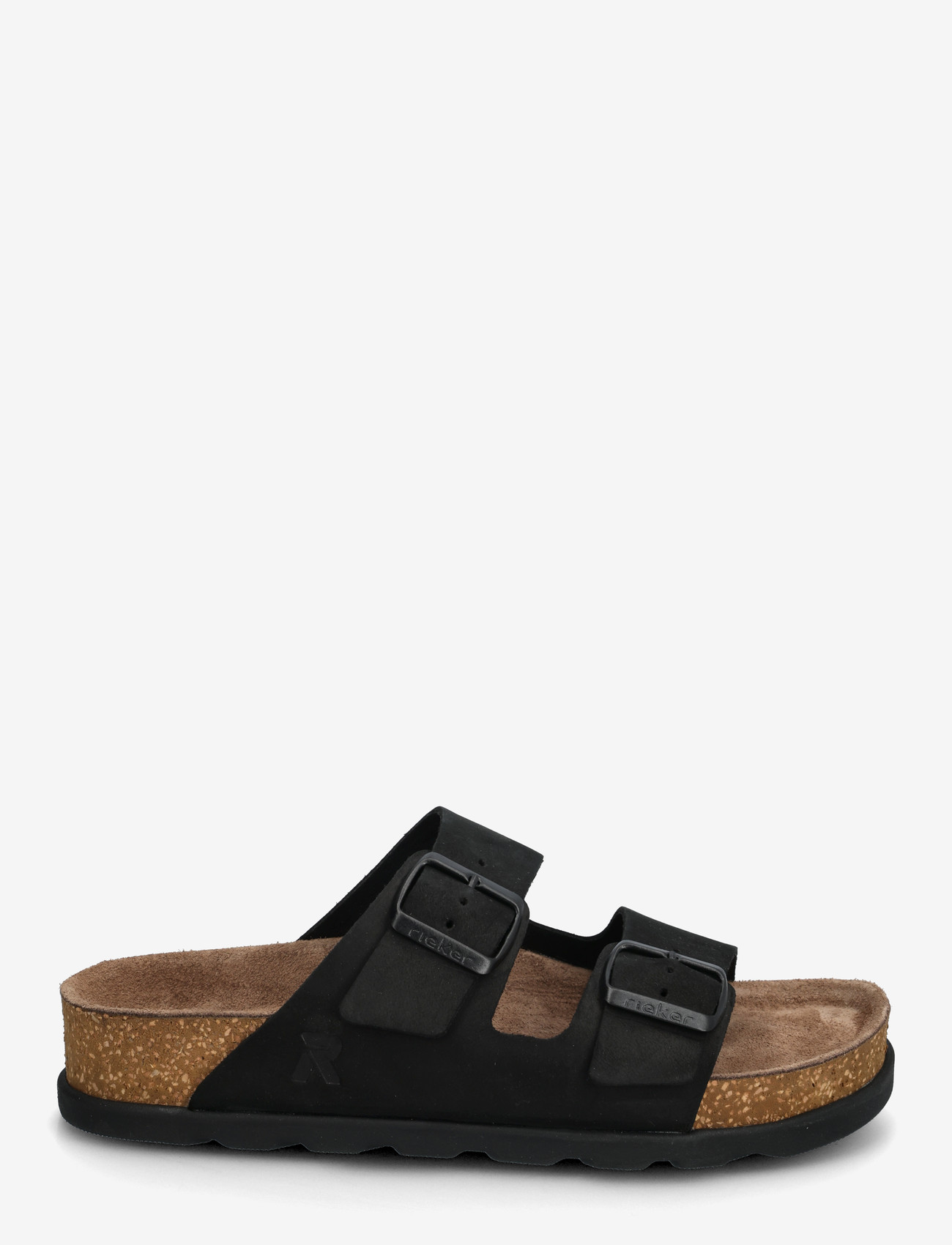 Rieker - V3190-01 - flade sandaler - black - 1