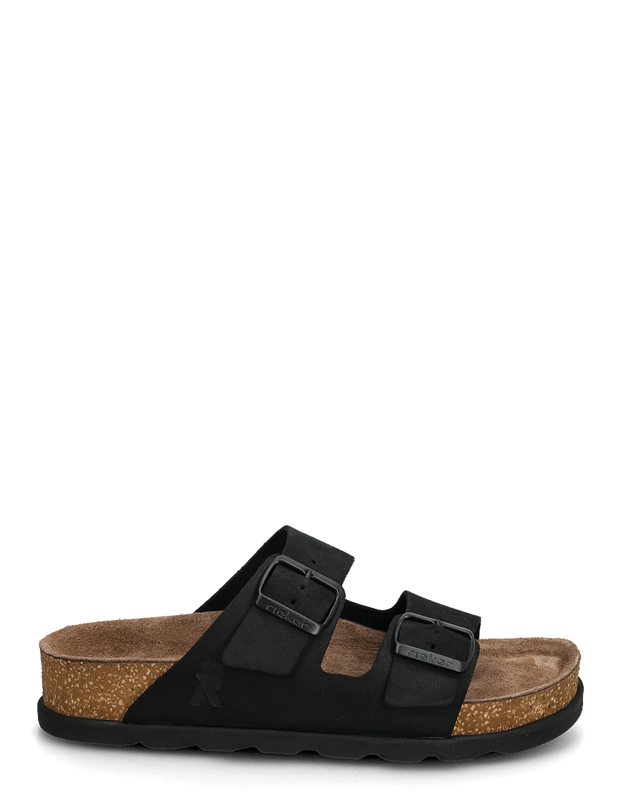Rieker - Ladies' sandals - flade sandaler - black - 1
