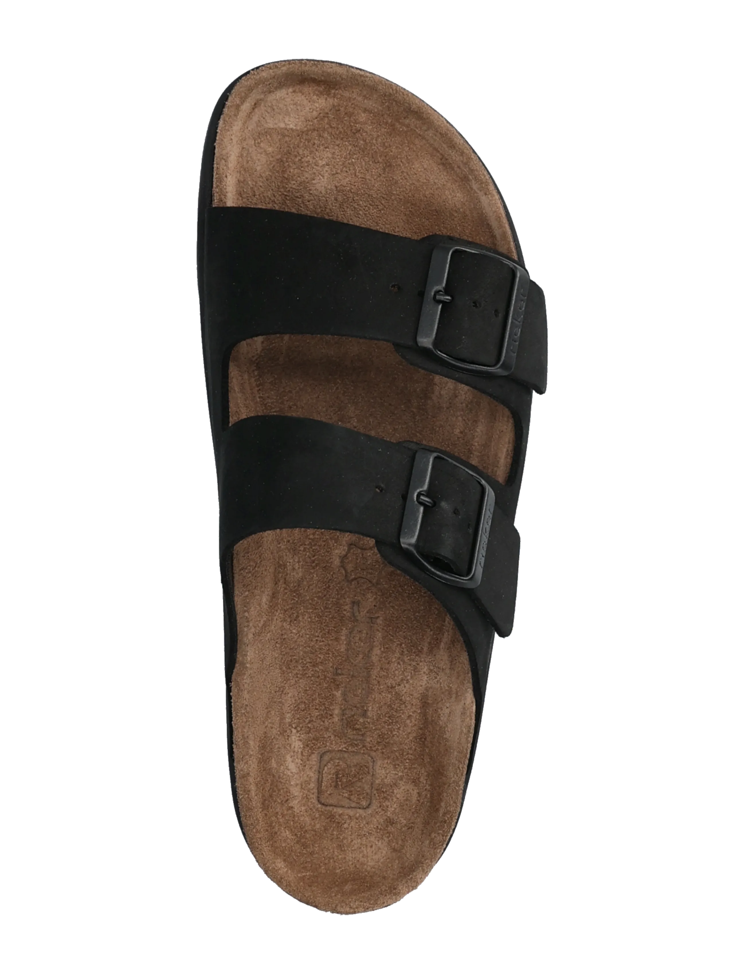Rieker - V3190-01 - flat sandals - black - 3