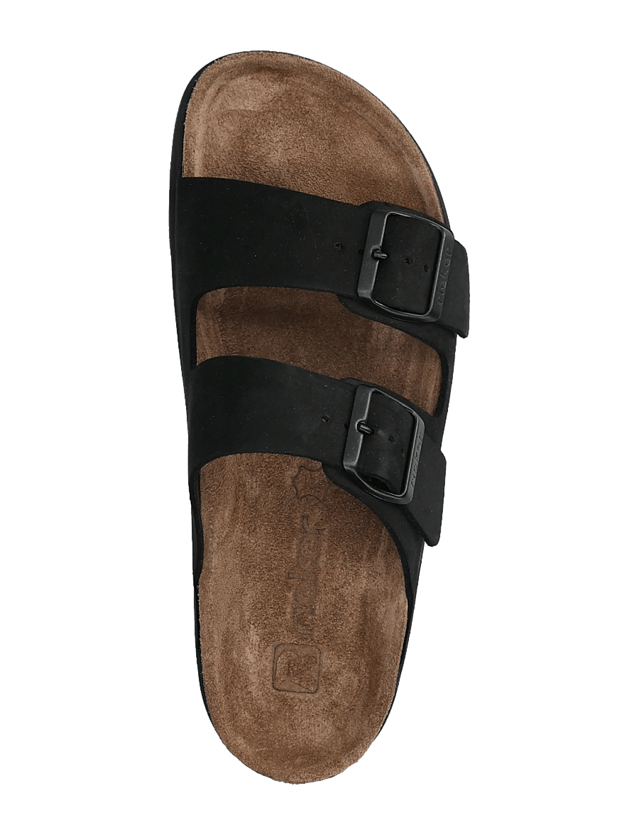 Rieker - Ladies' sandals - flade sandaler - black - 3