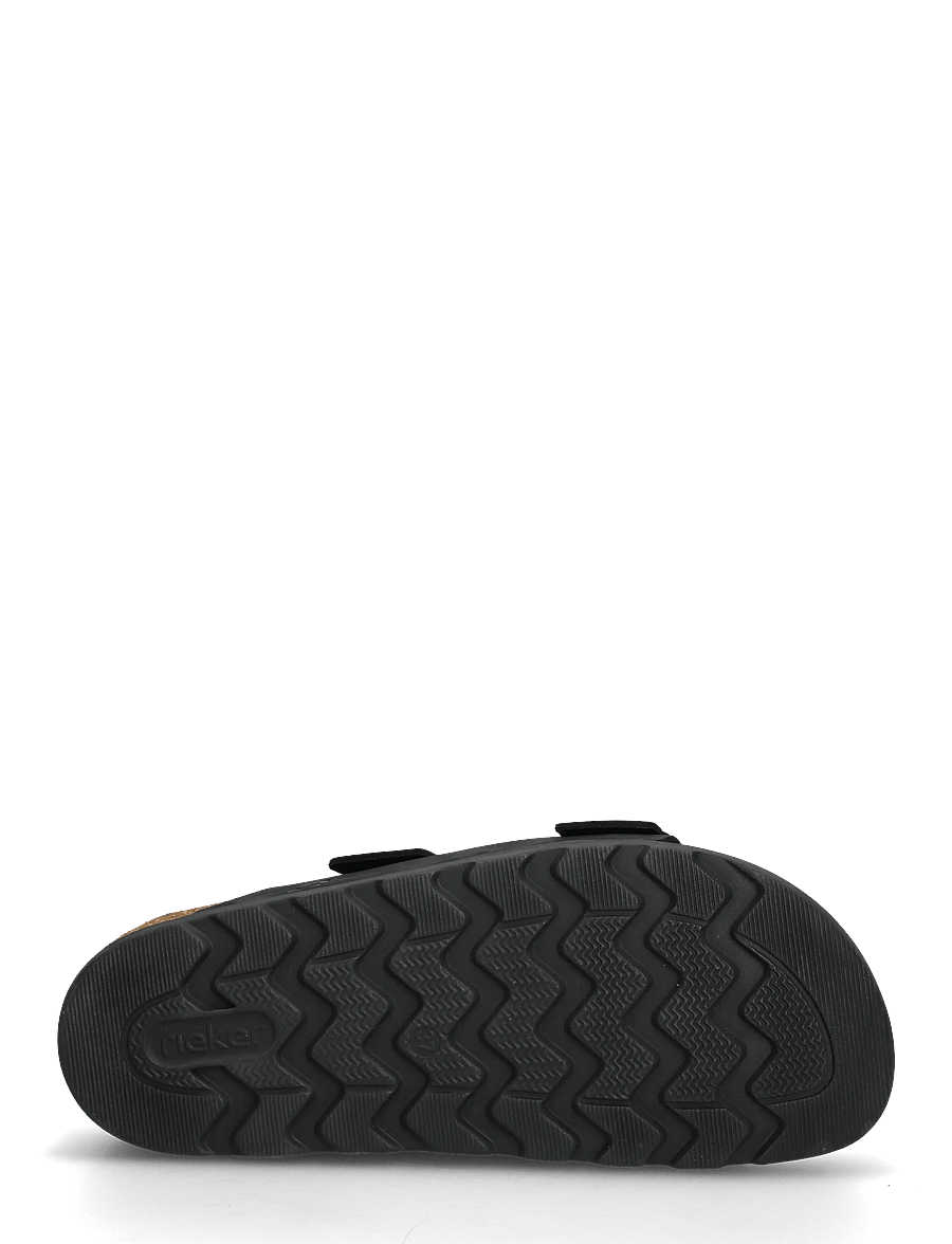 Rieker - Ladies' sandals - flade sandaler - black - 4