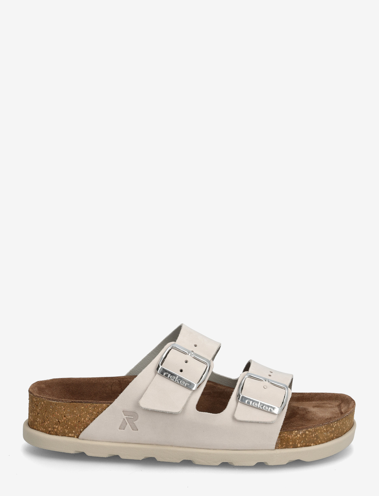 Rieker - V3190-01 - flade sandaler - grey - 1