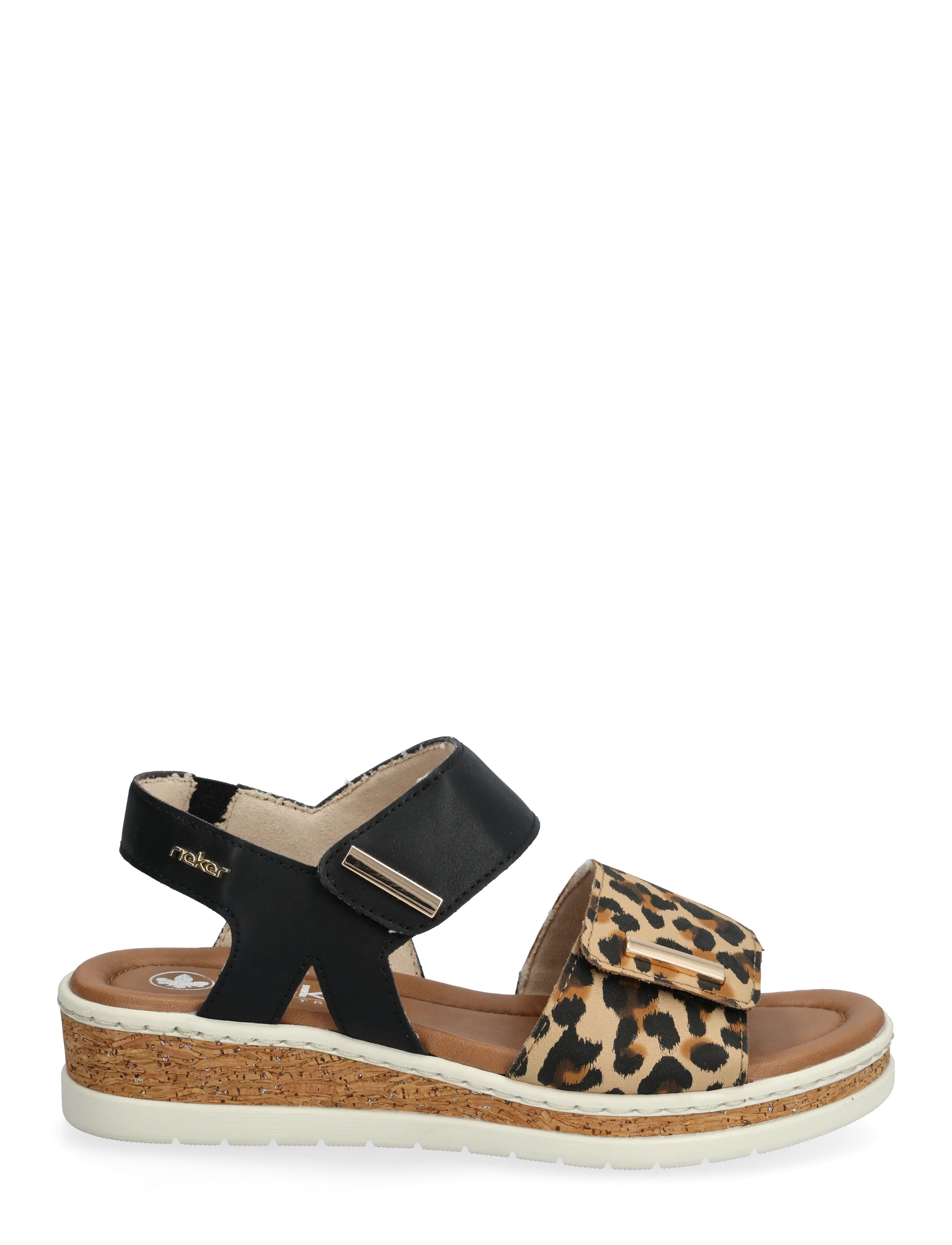 Rieker - V4181-80 - kontsata sandaalid - black - 1