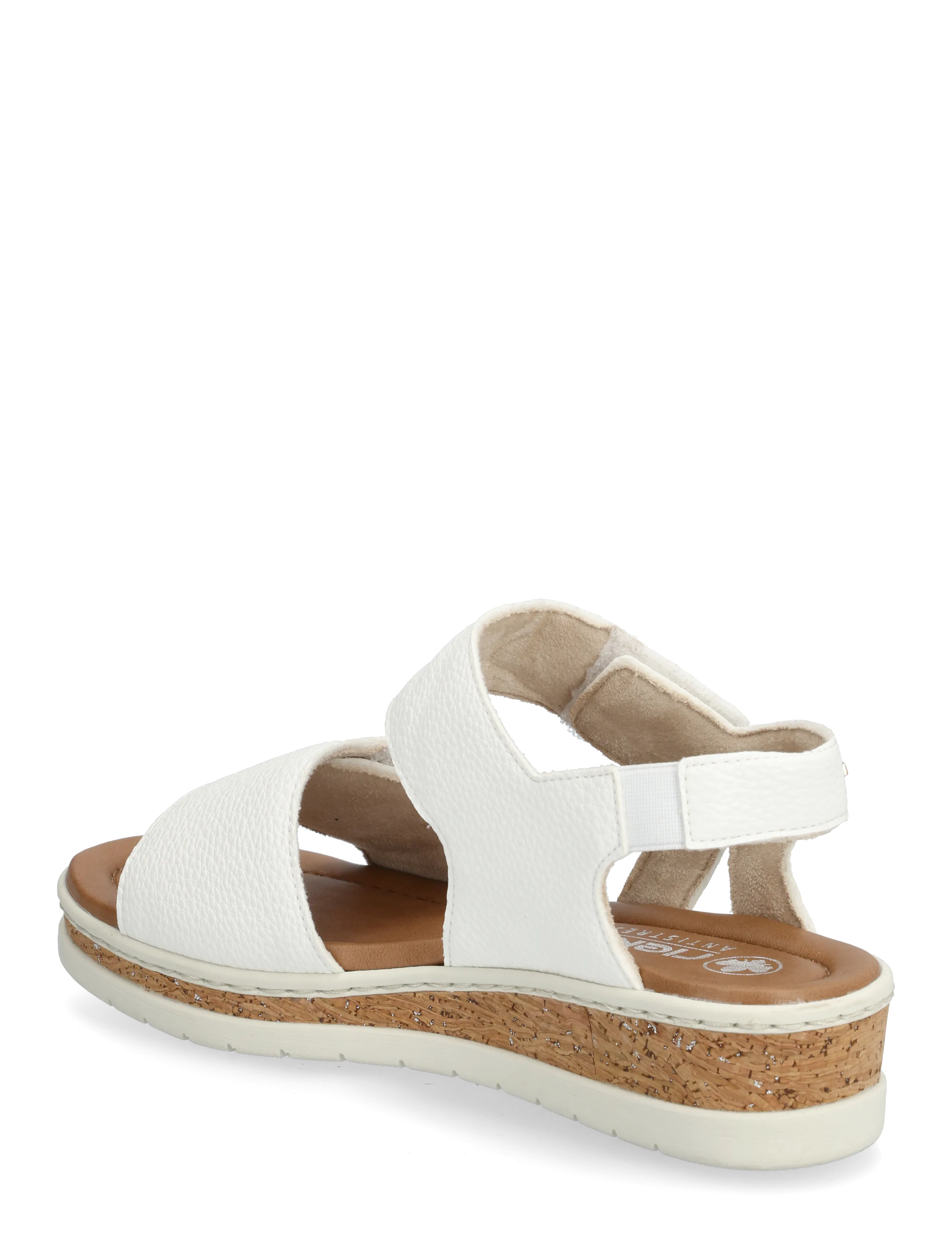 Rieker - V4181-80 - flache sandalen - white - 2