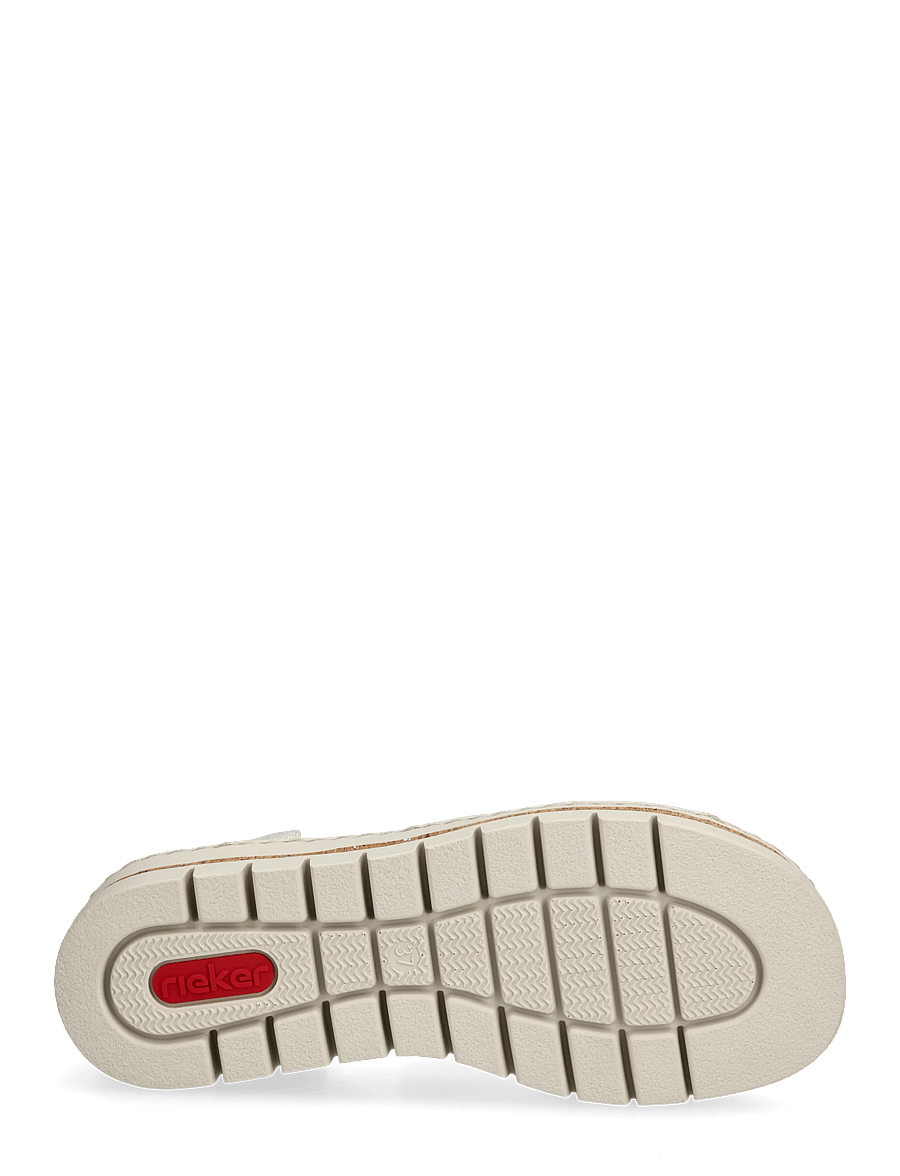 Rieker - Rieker Ladies' sandals V4918-90 Silver/Platinum - gladiatorsandaler - other colours - 4