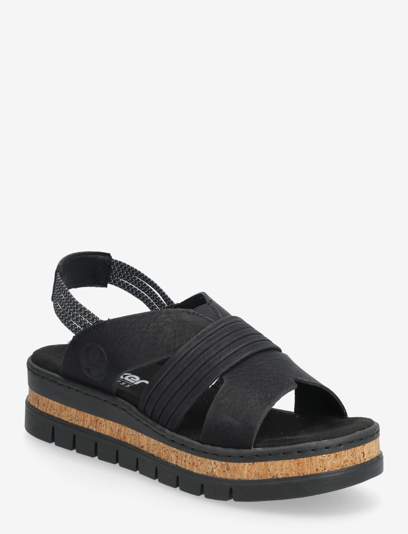 Rieker - V4959-00 - platformsandaler - black - 0
