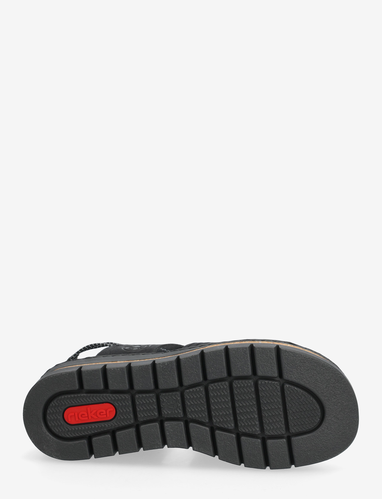 Rieker - V4959-00 - platformsandaler - black - 4