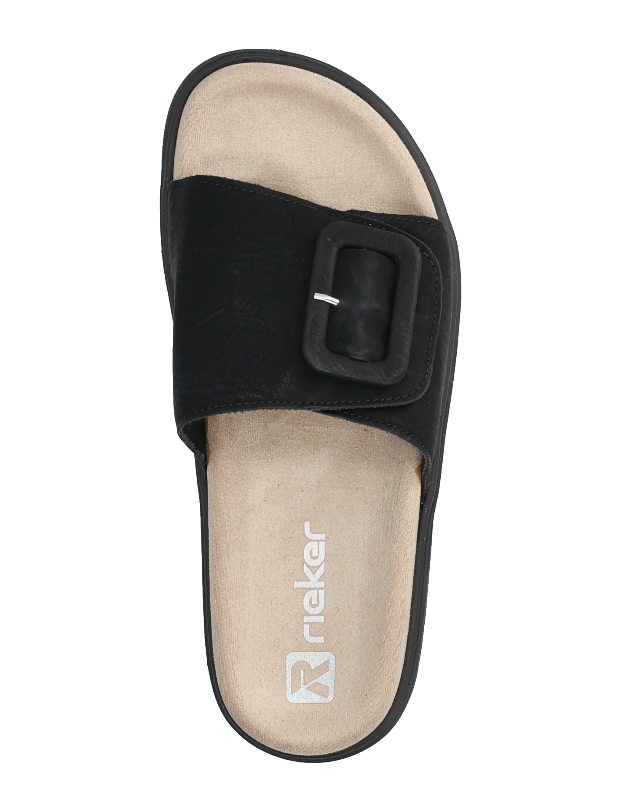 Rieker - V5650-00 - lygiapadės basutės - black - 3